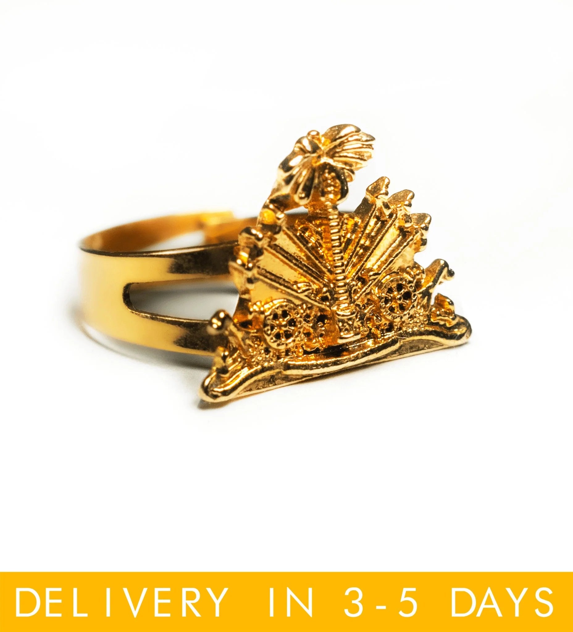 01 - Coat Of Arms Of Haiti Necklace - Haitianbuy