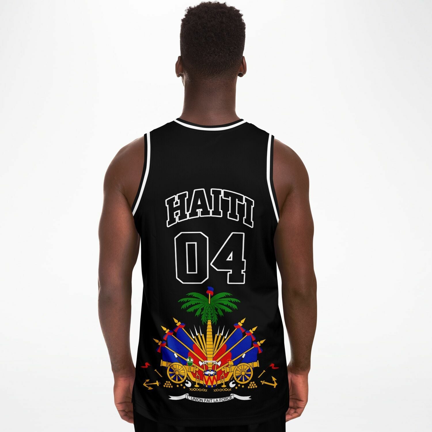 03 - HAITI BLACK Basketball jersey - Haitianbuy