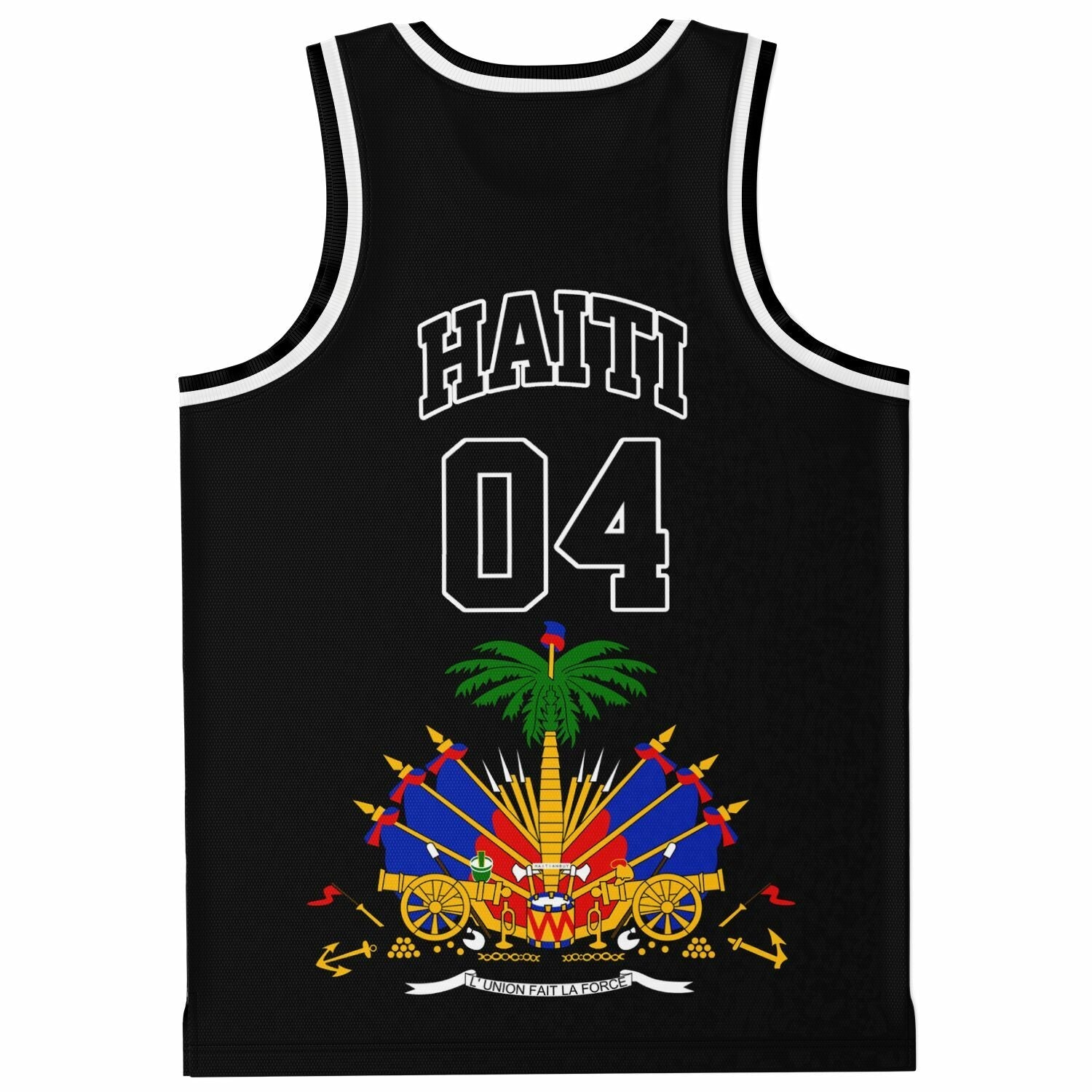 03 - HAITI BLACK Basketball jersey - Haitianbuy