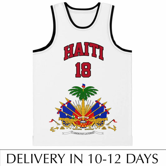 03 - HT Basketball jersey white - Haitianbuy