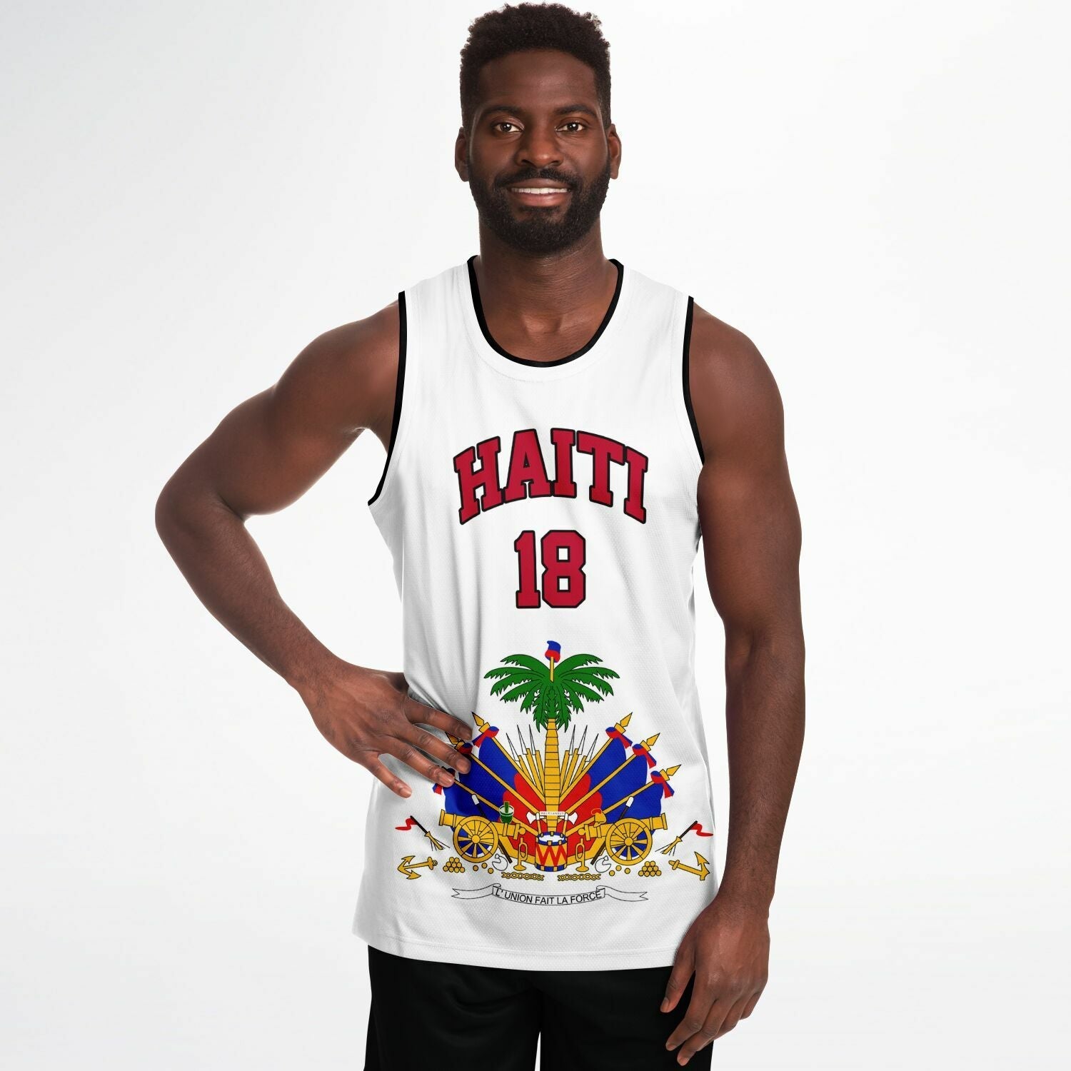 03 - HT Basketball jersey white - Haitianbuy