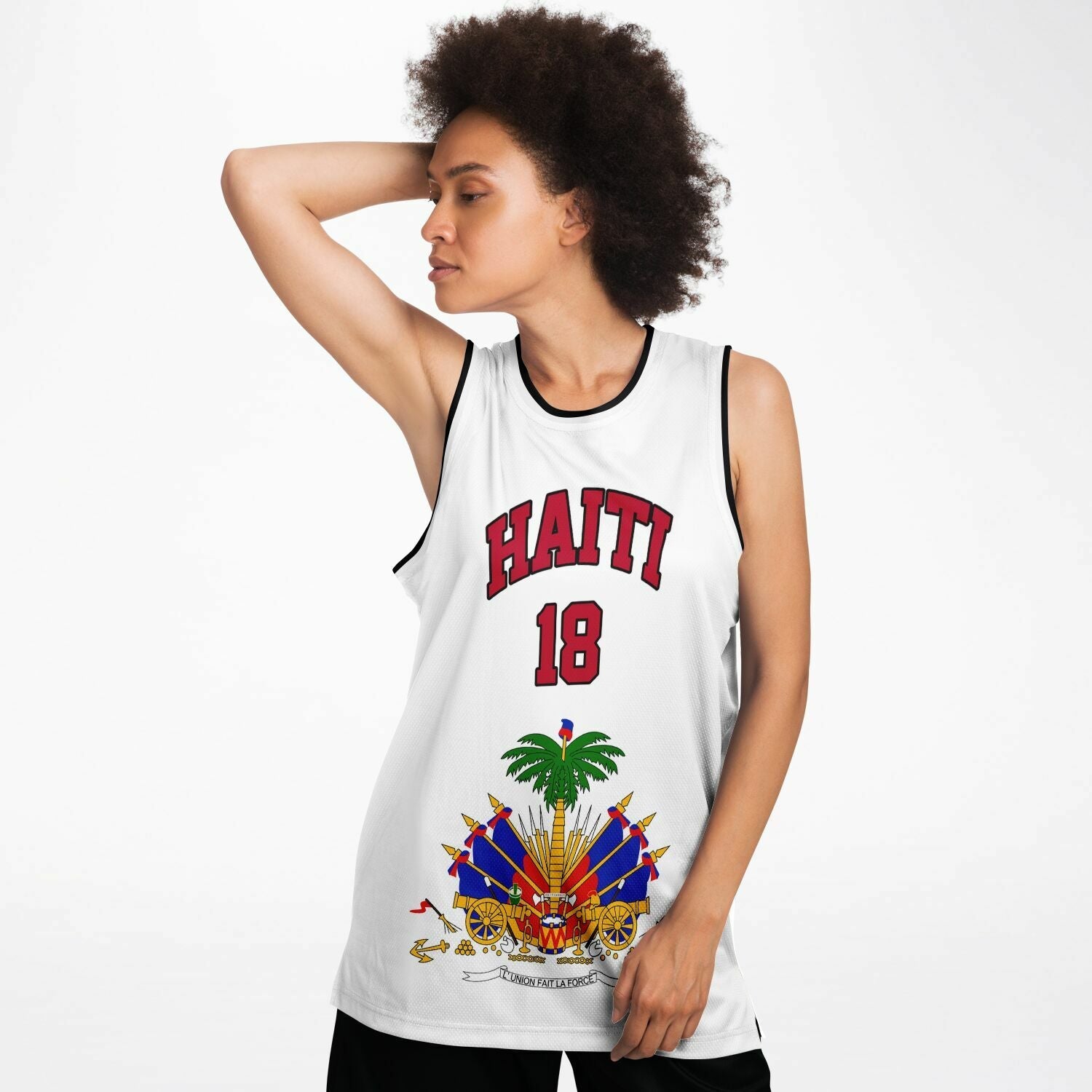 03 - HT Basketball jersey white - Haitianbuy