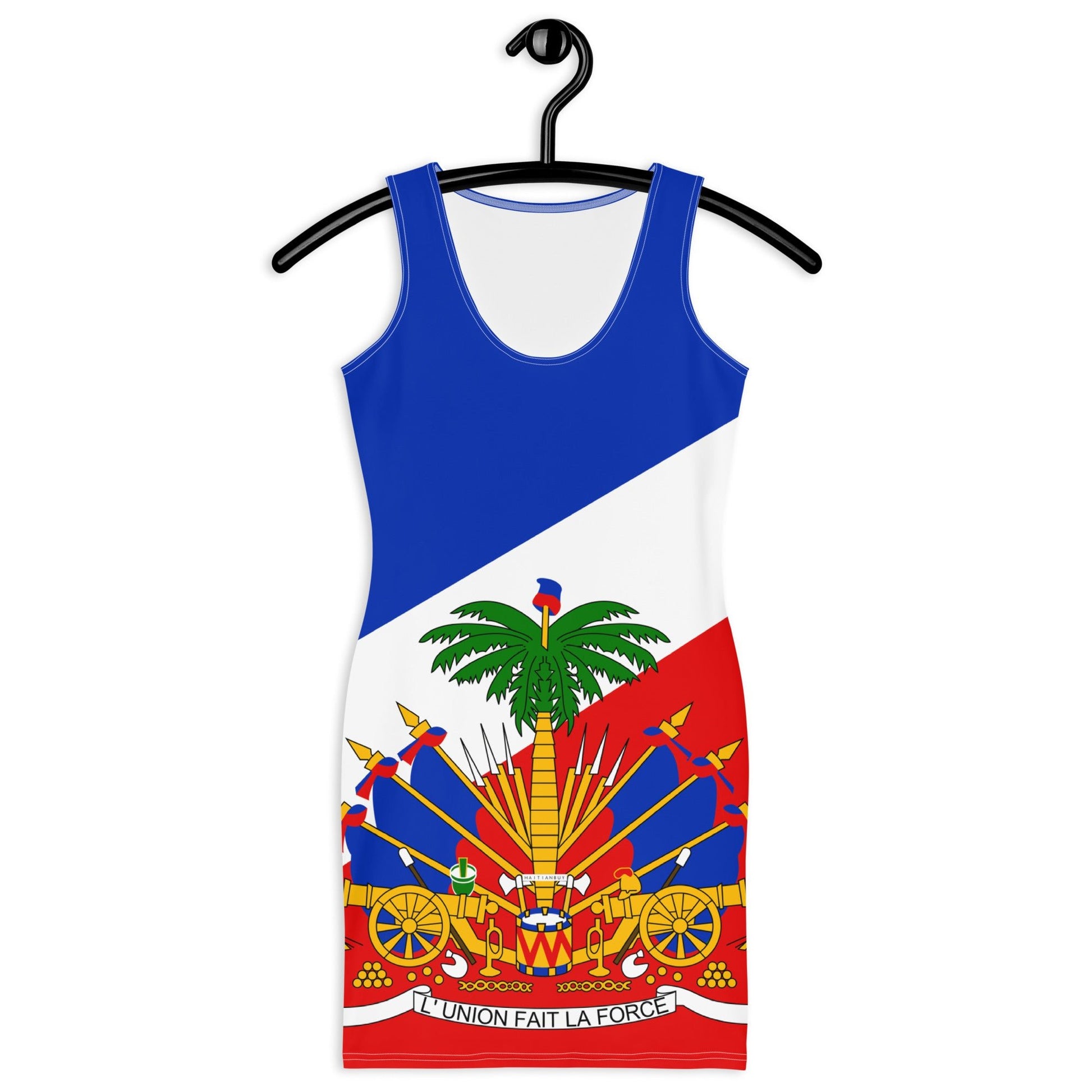 23 - Coat Of Arms of Haiti Sublimation Cut & Sew Dress - Haitianbuy