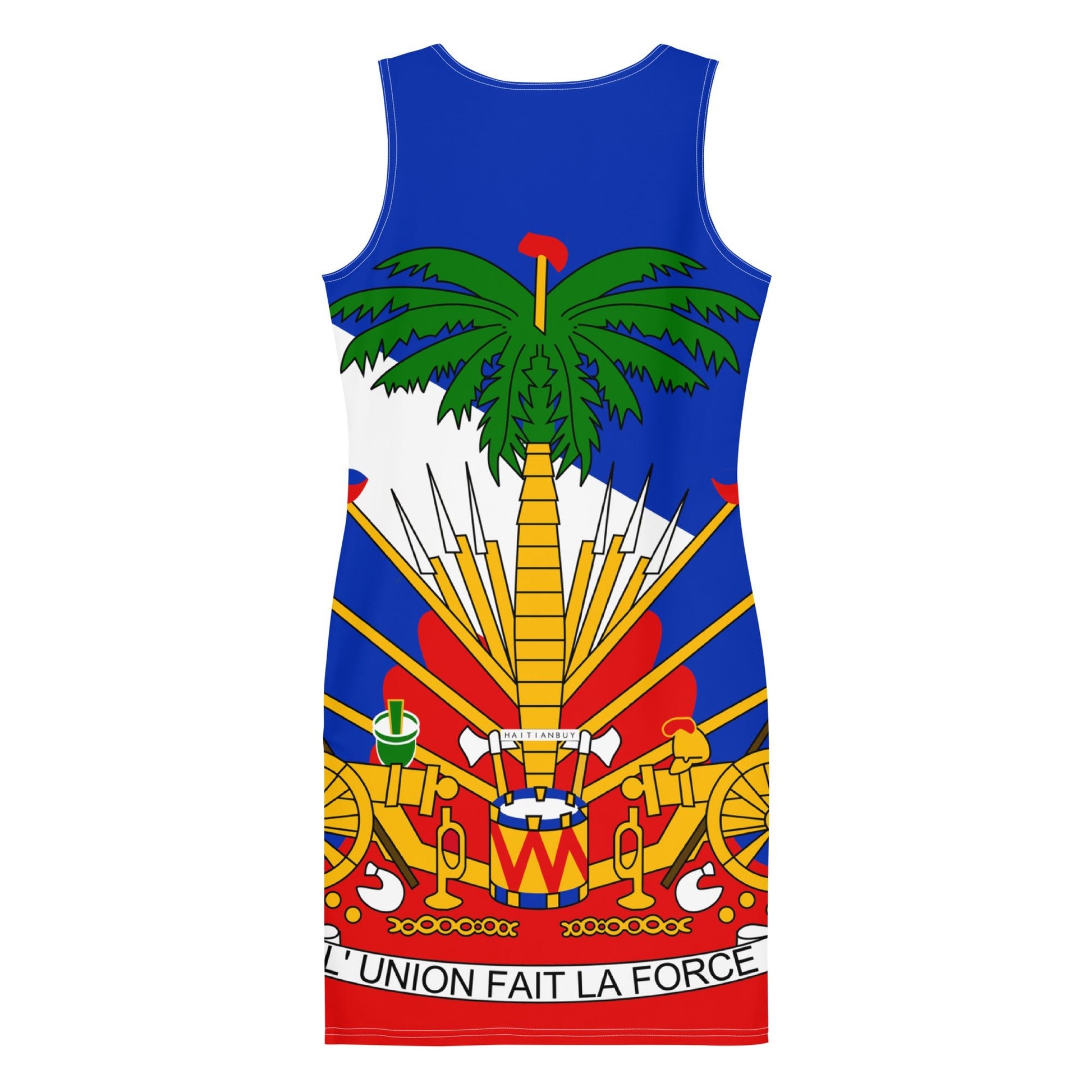 23 - Coat Of Arms of Haiti Sublimation Cut & Sew Dress - Haitianbuy