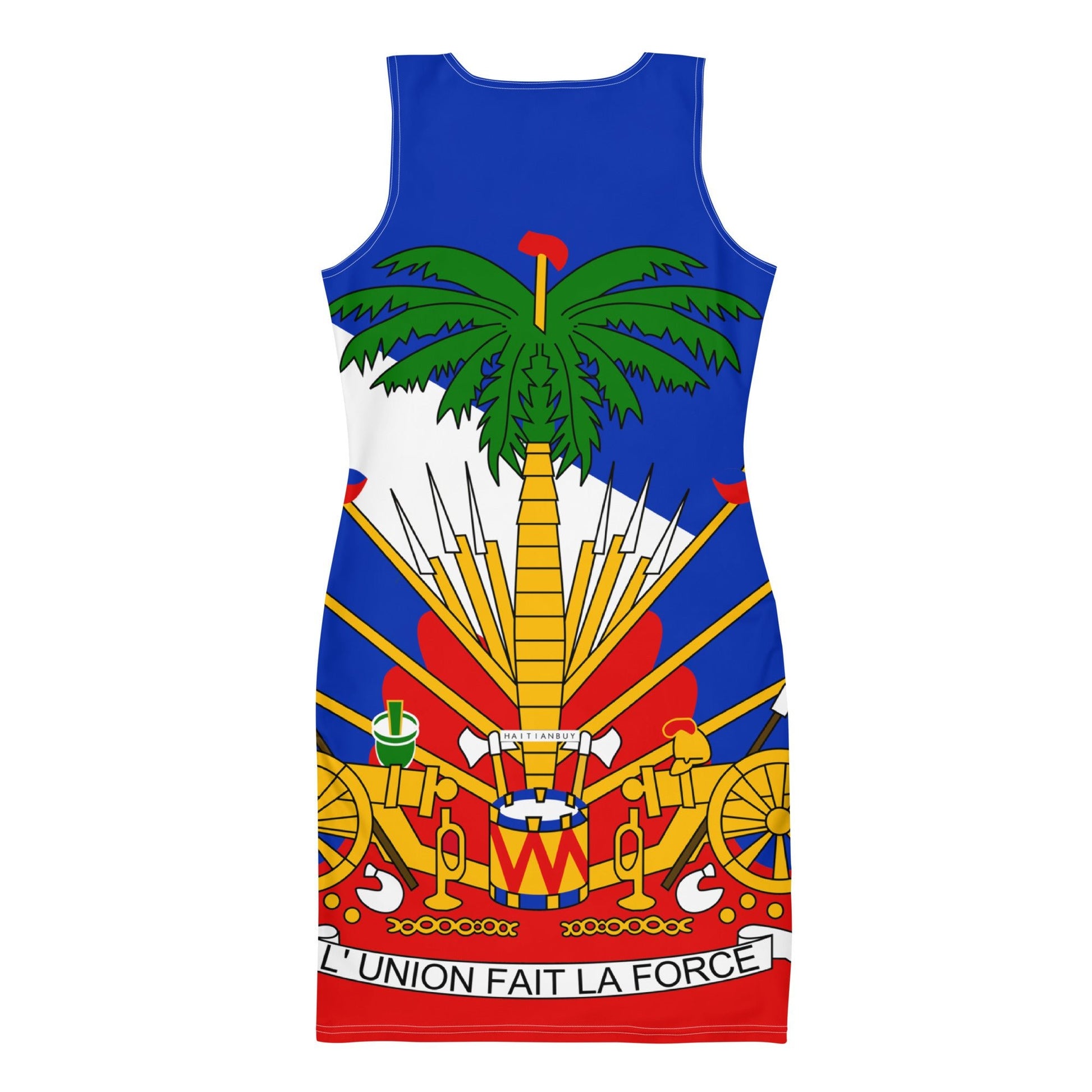 23 - Coat Of Arms of Haiti Sublimation Cut & Sew Dress - Haitianbuy