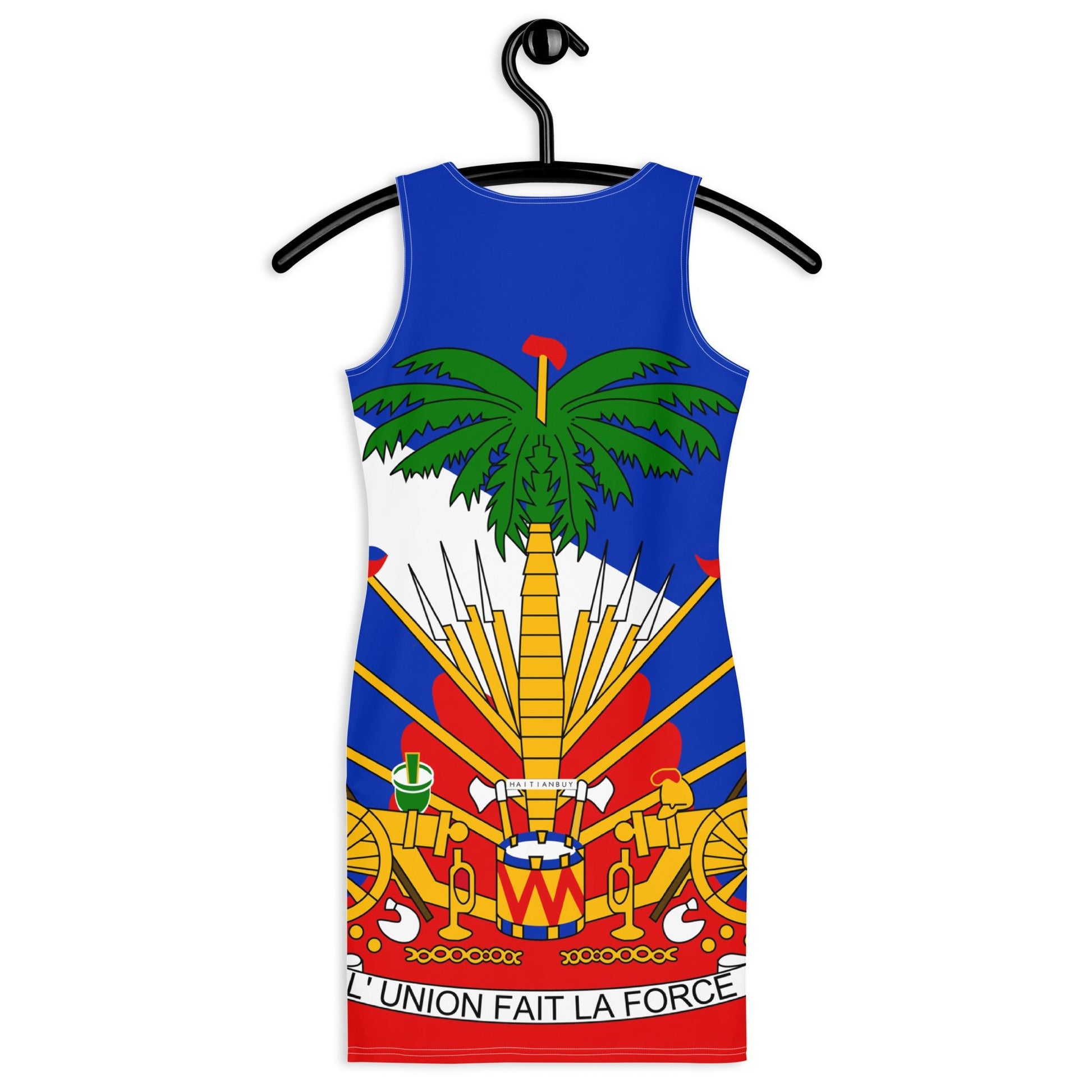 23 - Coat Of Arms of Haiti Sublimation Cut & Sew Dress - Haitianbuy