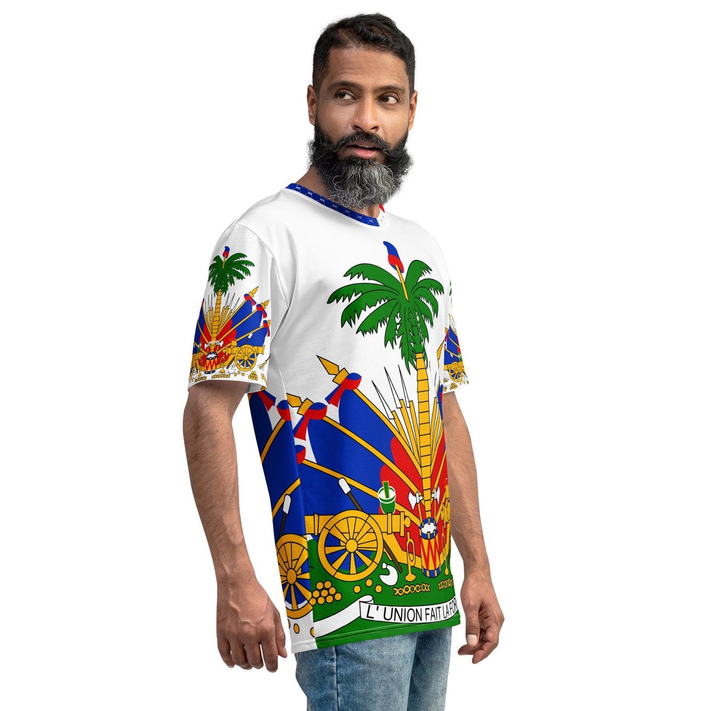 39 - Full Haiti Men's T-shirt - Haitianbuy