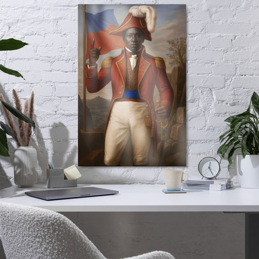 Dessalines Poster Metal prints - Haitianbuy