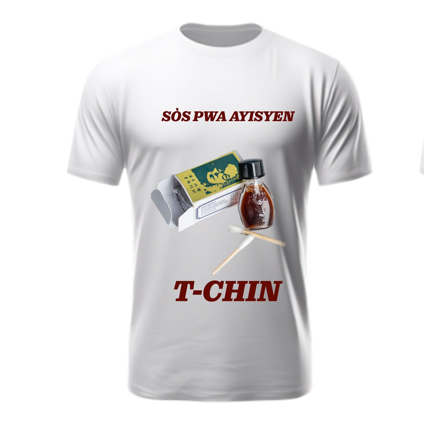 TCHIN SÒS PWA AYISYEN haitian t-shirt for men