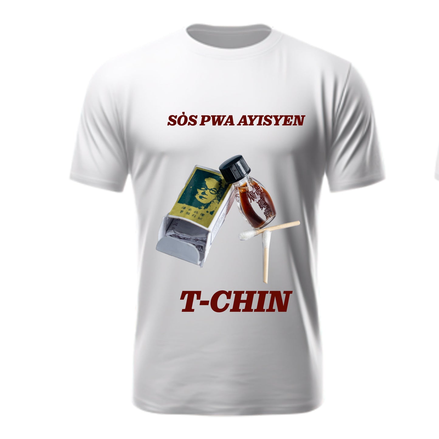 TCHIN SÒS PWA AYISYEN haitian t-shirt for men