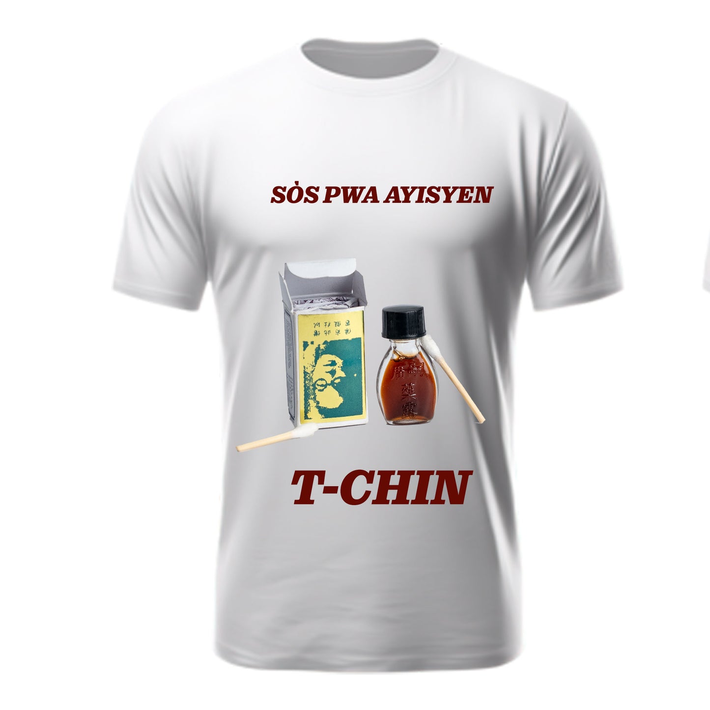 TCHIN SÒS PWA AYISYEN haitian t-shirt for men