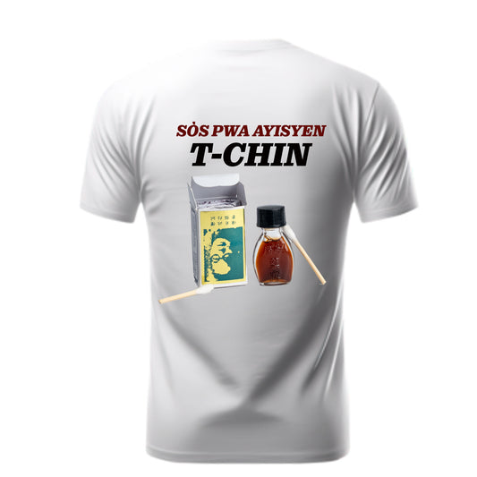 TCHIN SÒS PWA AYISYEN haitian t-shirt for men