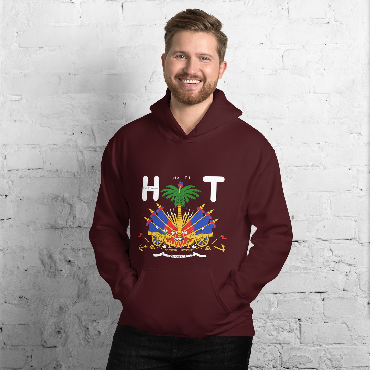 02-Haiti COAT OF AMRS Unisex Hoodie