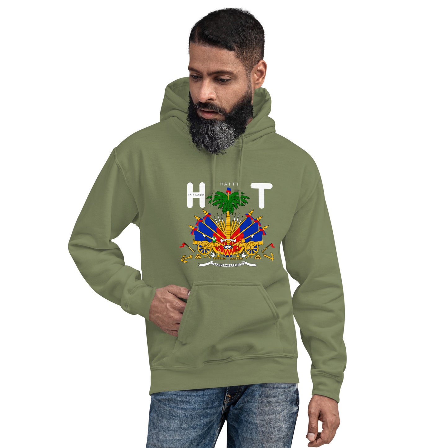 02-Haiti COAT OF AMRS Unisex Hoodie