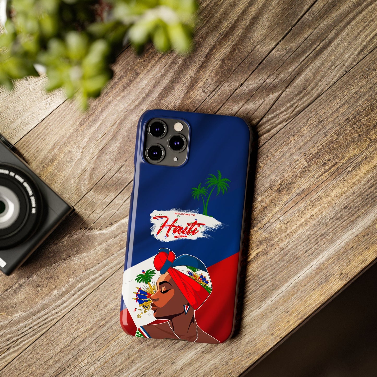 WELCOME TO HAITI Phone Case - Tropical Vibes & Cultural Flair - Haitianbuy