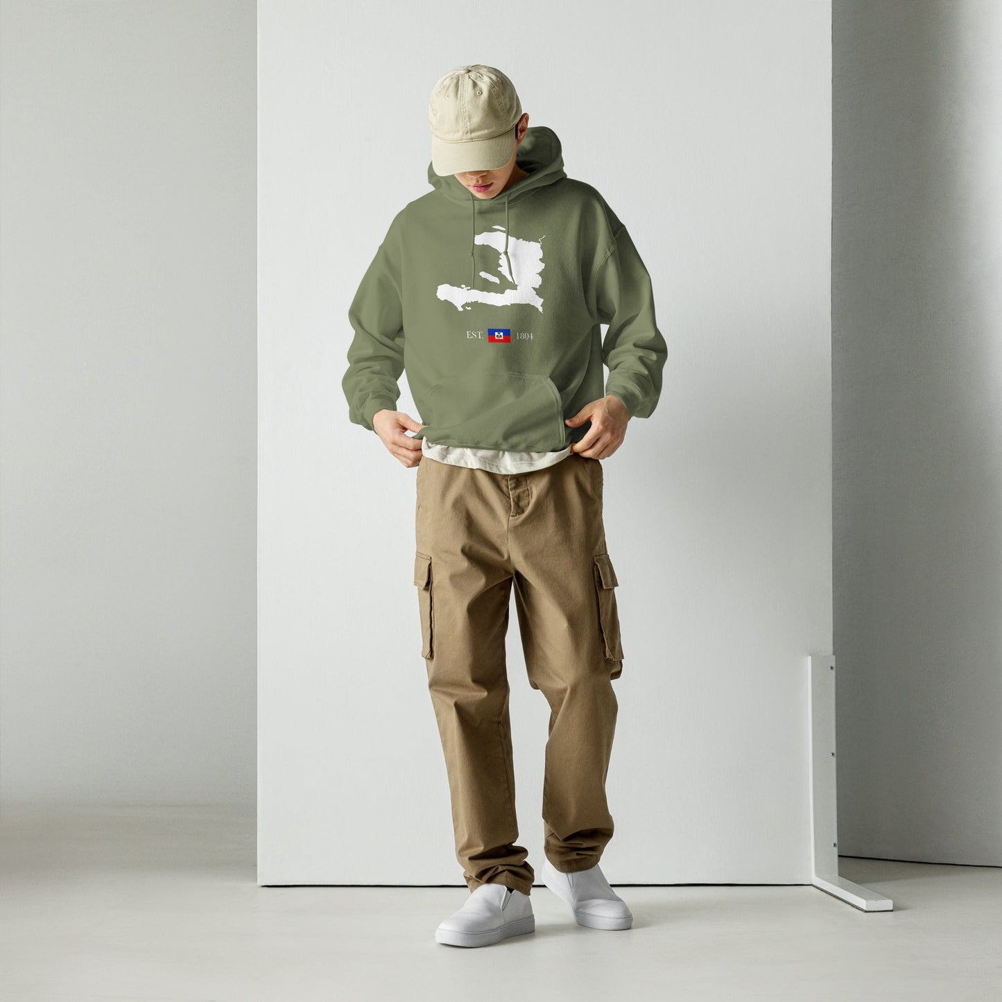01-Haiti Map EST. 1804 Unisex Hoodie - Haitianbuy