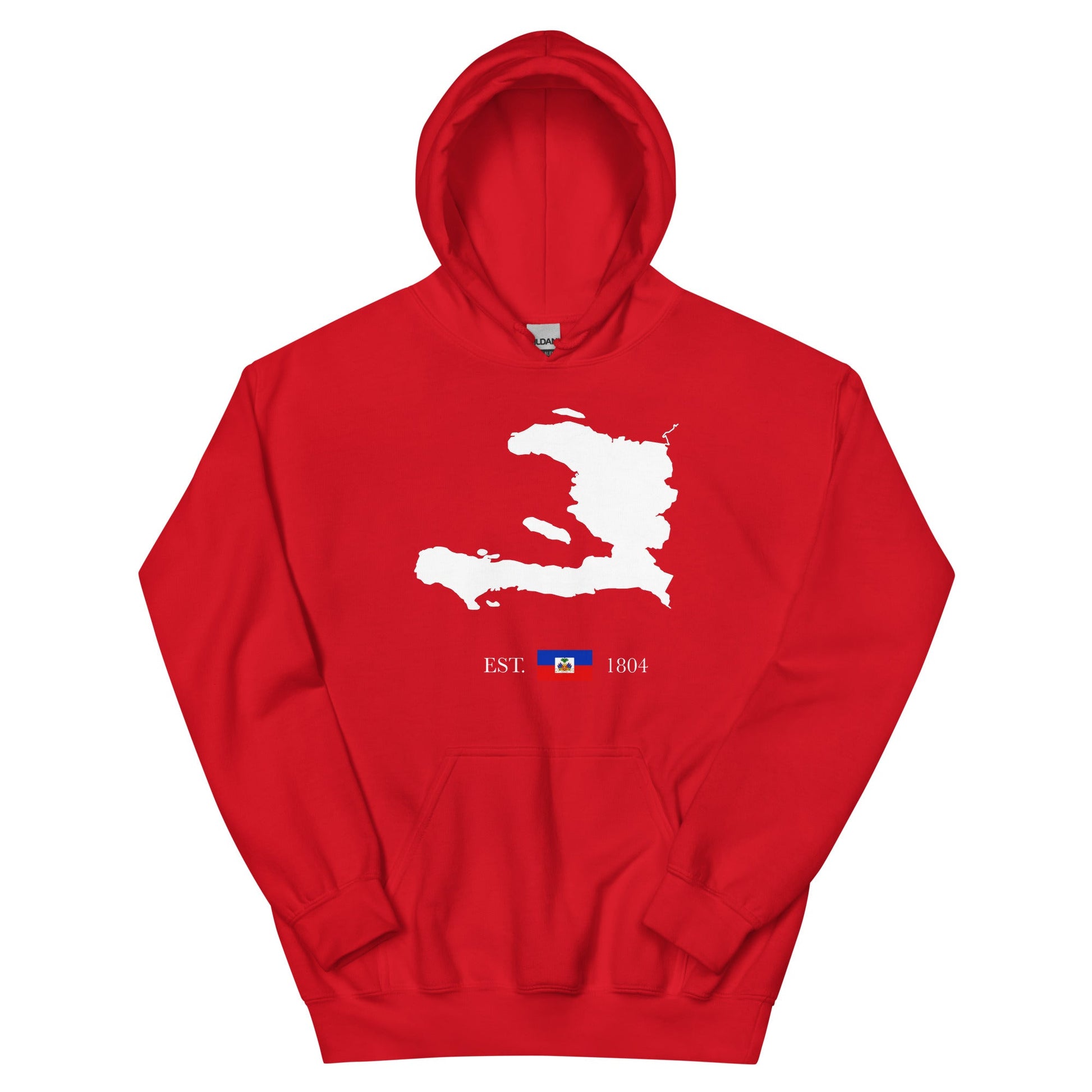 01-Haiti Map EST. 1804 Unisex Hoodie - Haitianbuy