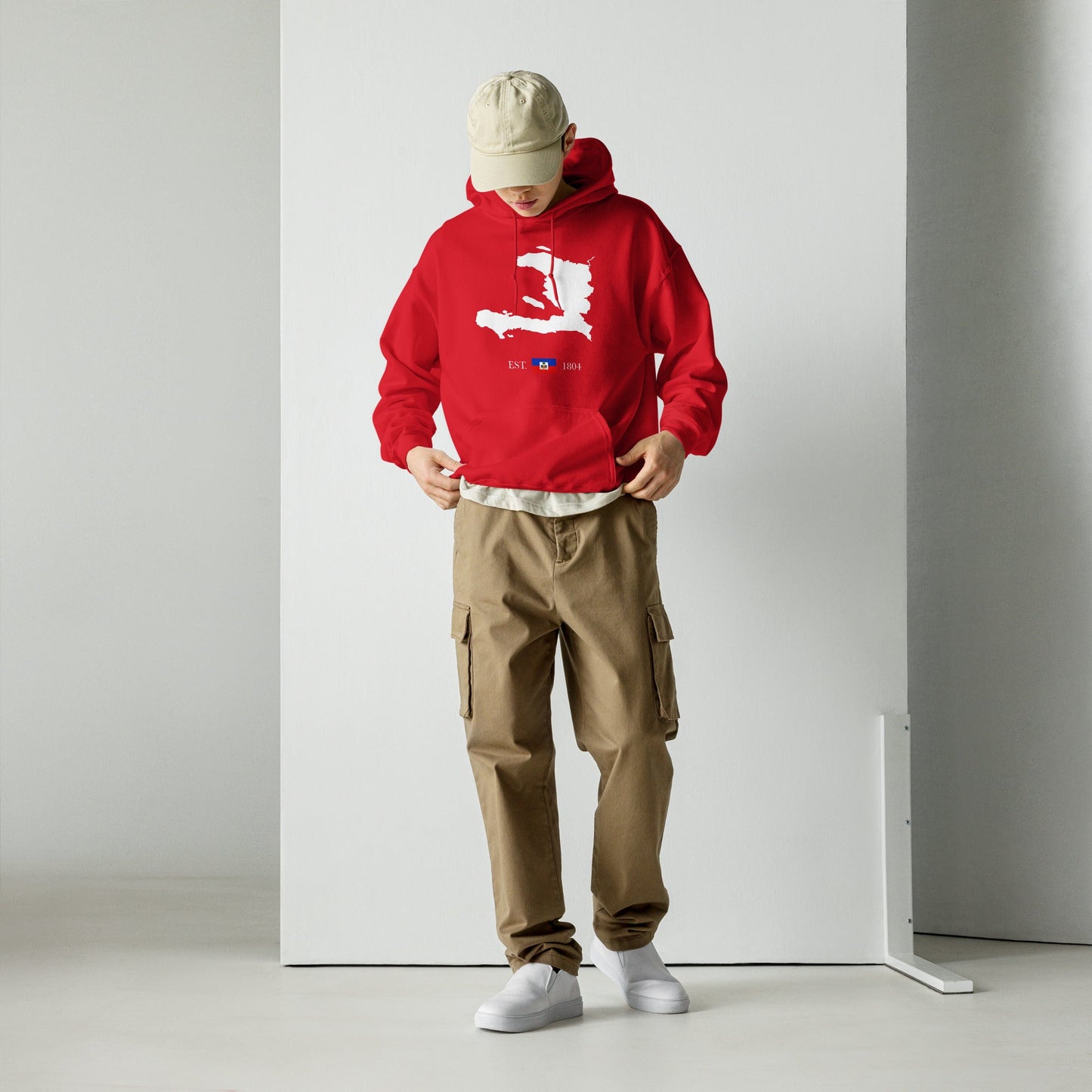 01-Haiti Map EST. 1804 Unisex Hoodie - Haitianbuy