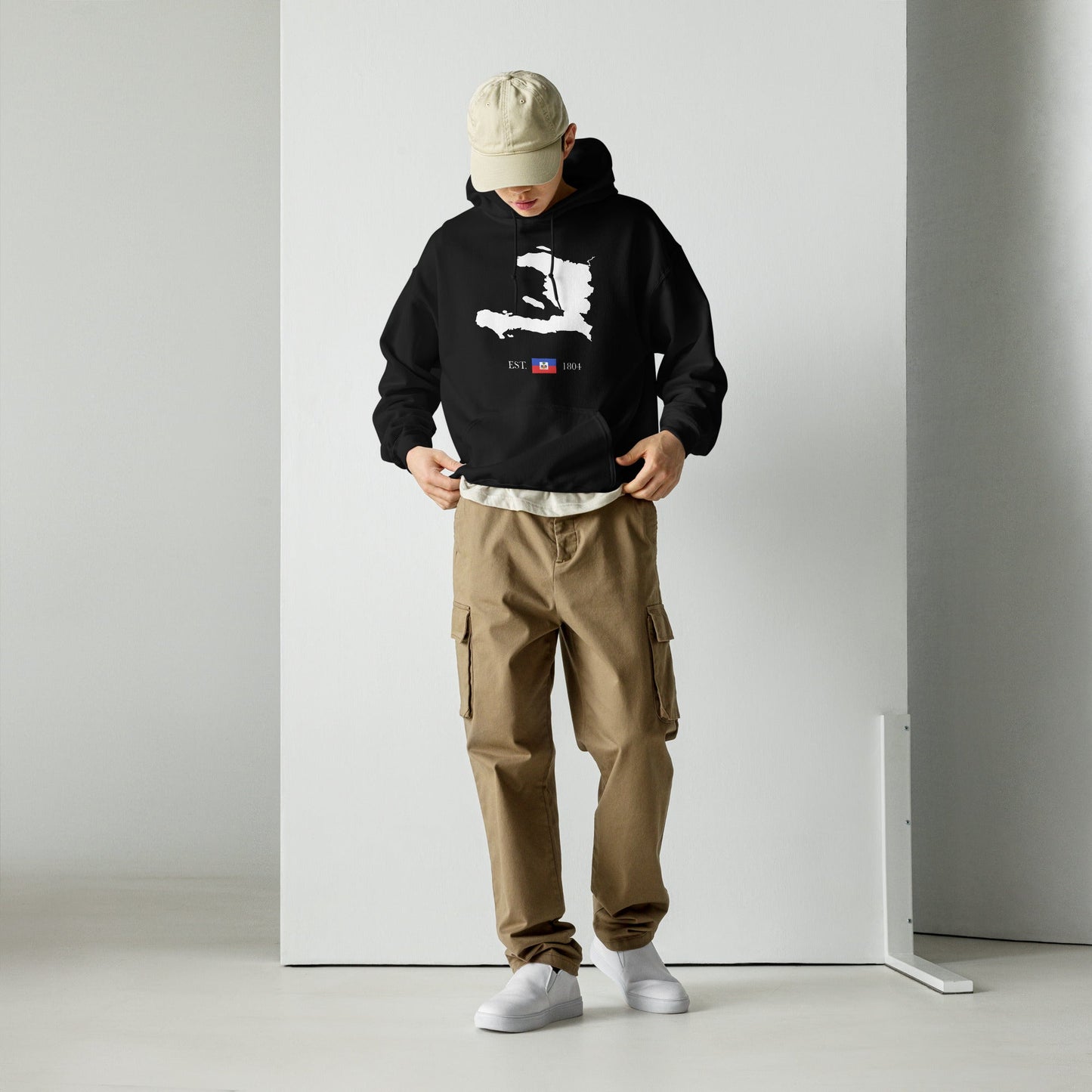 01-Haiti Map EST. 1804 Unisex Hoodie - Haitianbuy