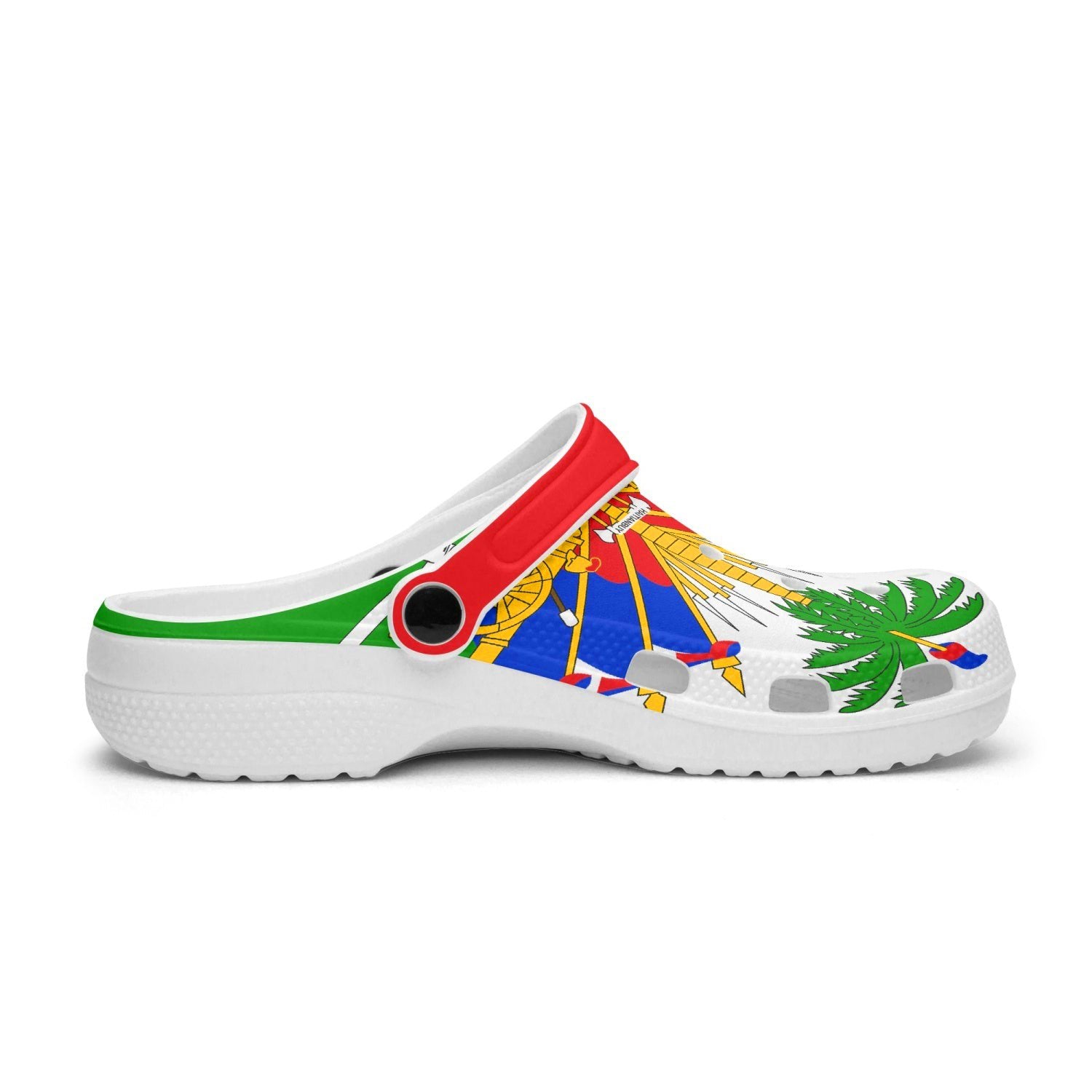 02-Coat of arms of Haiti All Over Printed Clogs - Haitianbuy