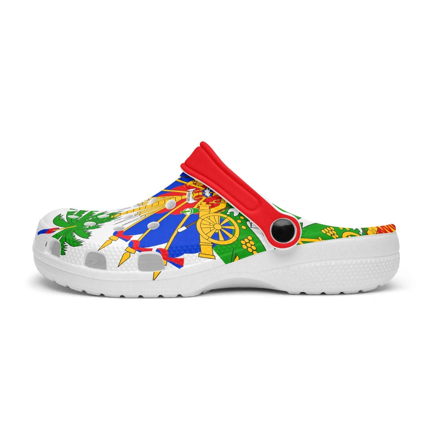 02-Coat of arms of Haiti All Over Printed Clogs - Haitianbuy