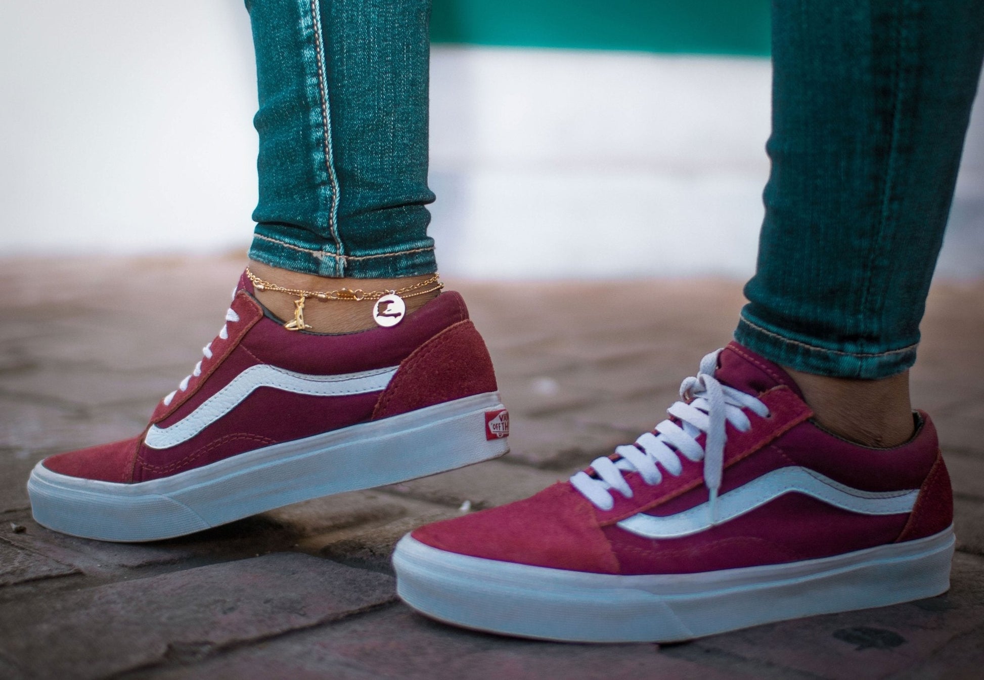 07-The Haiti Map Anklet Heart Foot Chain - Haitianbuy