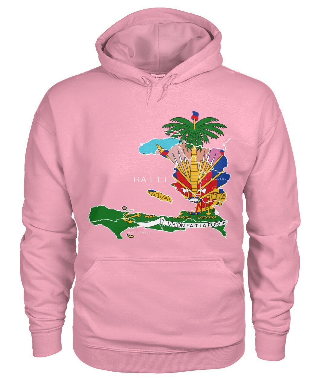 28- HAITI MAP WITH COAT ARM Unisex Hoodie - Haitianbuy