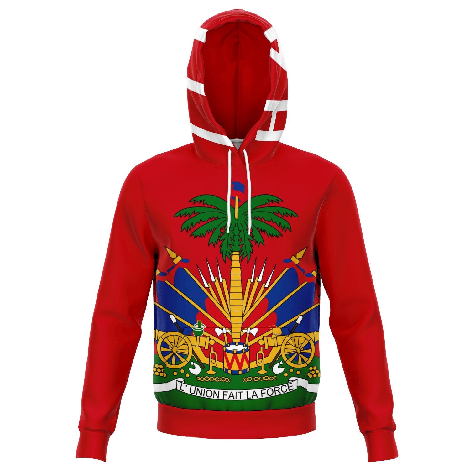 30- All over print Haitian Hoodie - Haitianbuy
