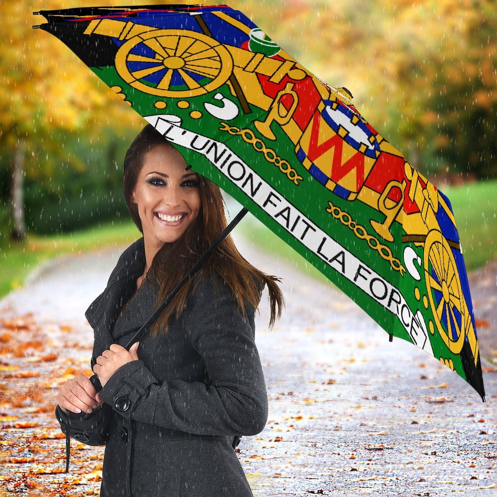 30-COAT OF ARMS OF HAITI UMBRELLA - BLACK - Haitianbuy