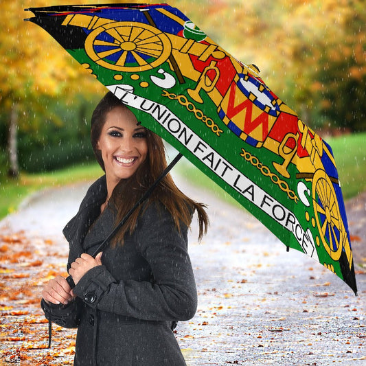 30-COAT OF ARMS OF HAITI UMBRELLA - BLACK - Haitianbuy