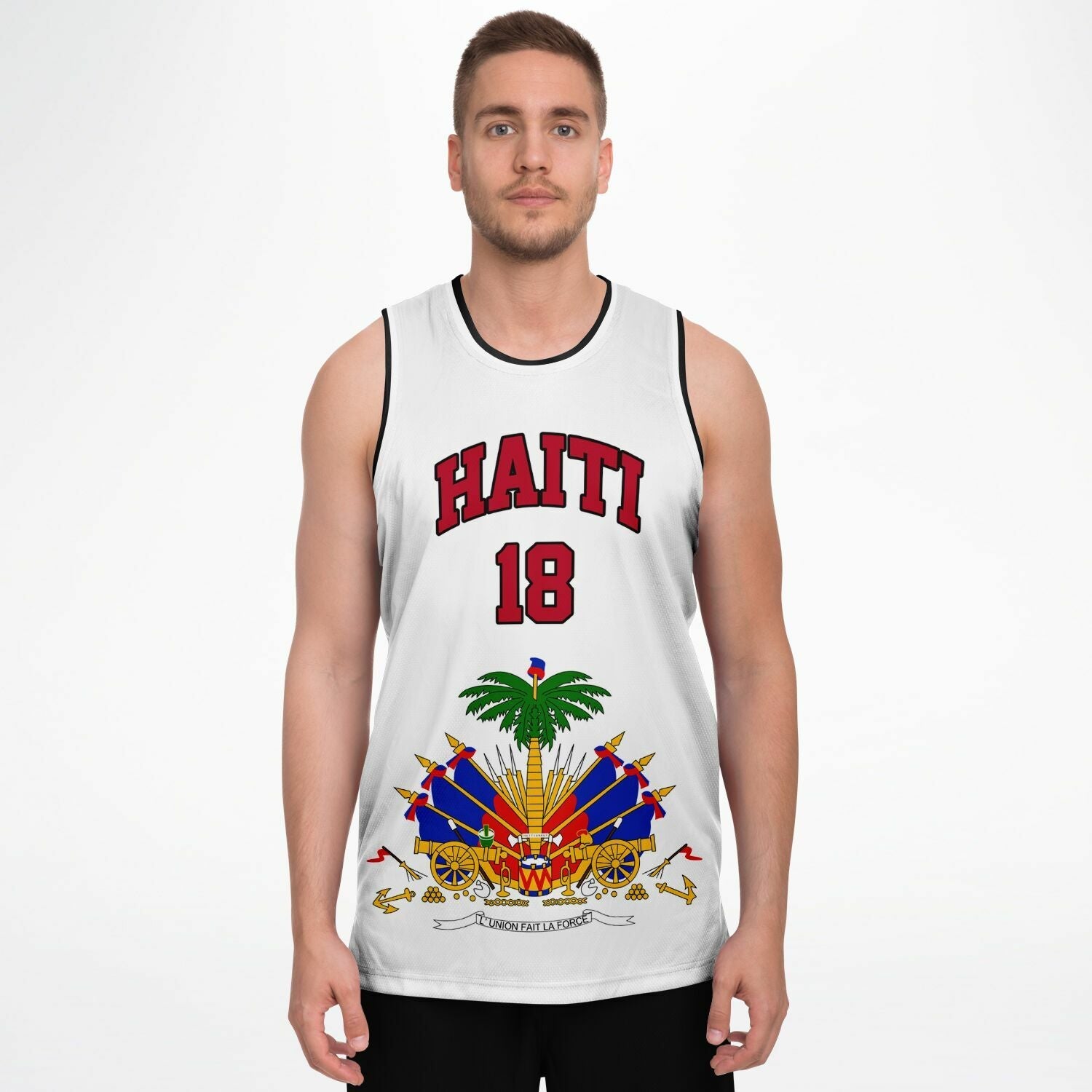 03 - HT Basketball jersey white - Haitianbuy