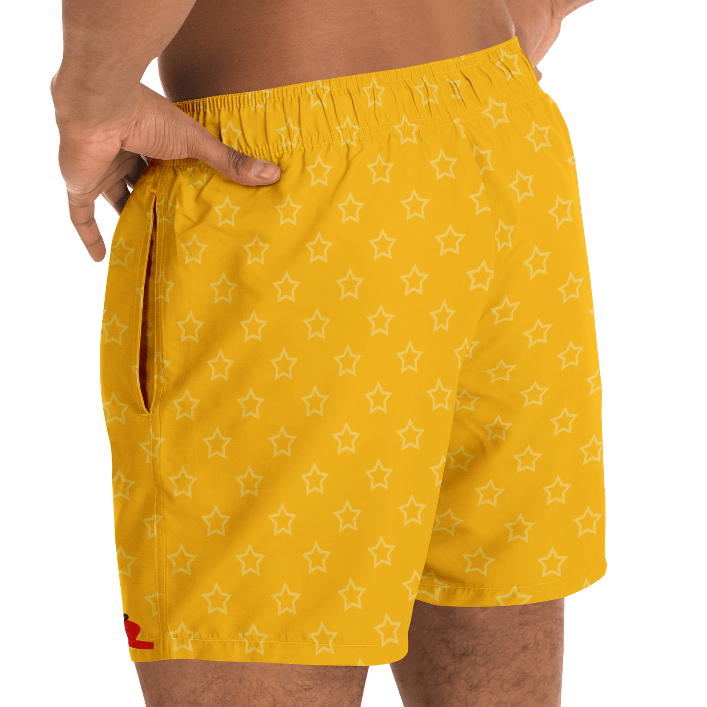 36 - Coat of Arms of Haiti - Star Swim Trunks Men - 1 - Haitianbuy