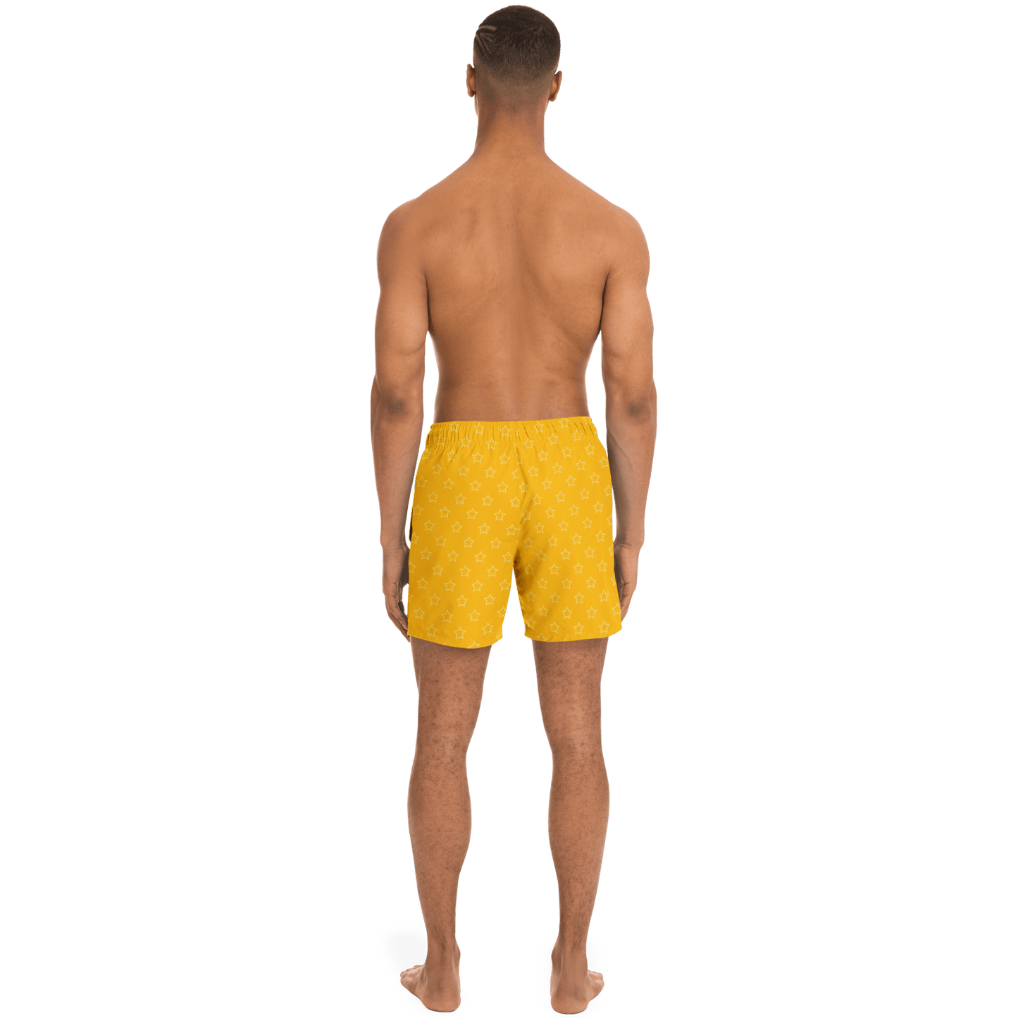 36 - Coat of Arms of Haiti - Star Swim Trunks Men - 1 - Haitianbuy