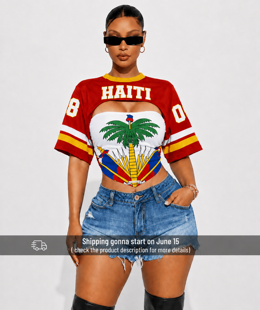 00-Haiti Cropped Jersey Top – 1804 Edition (Co)