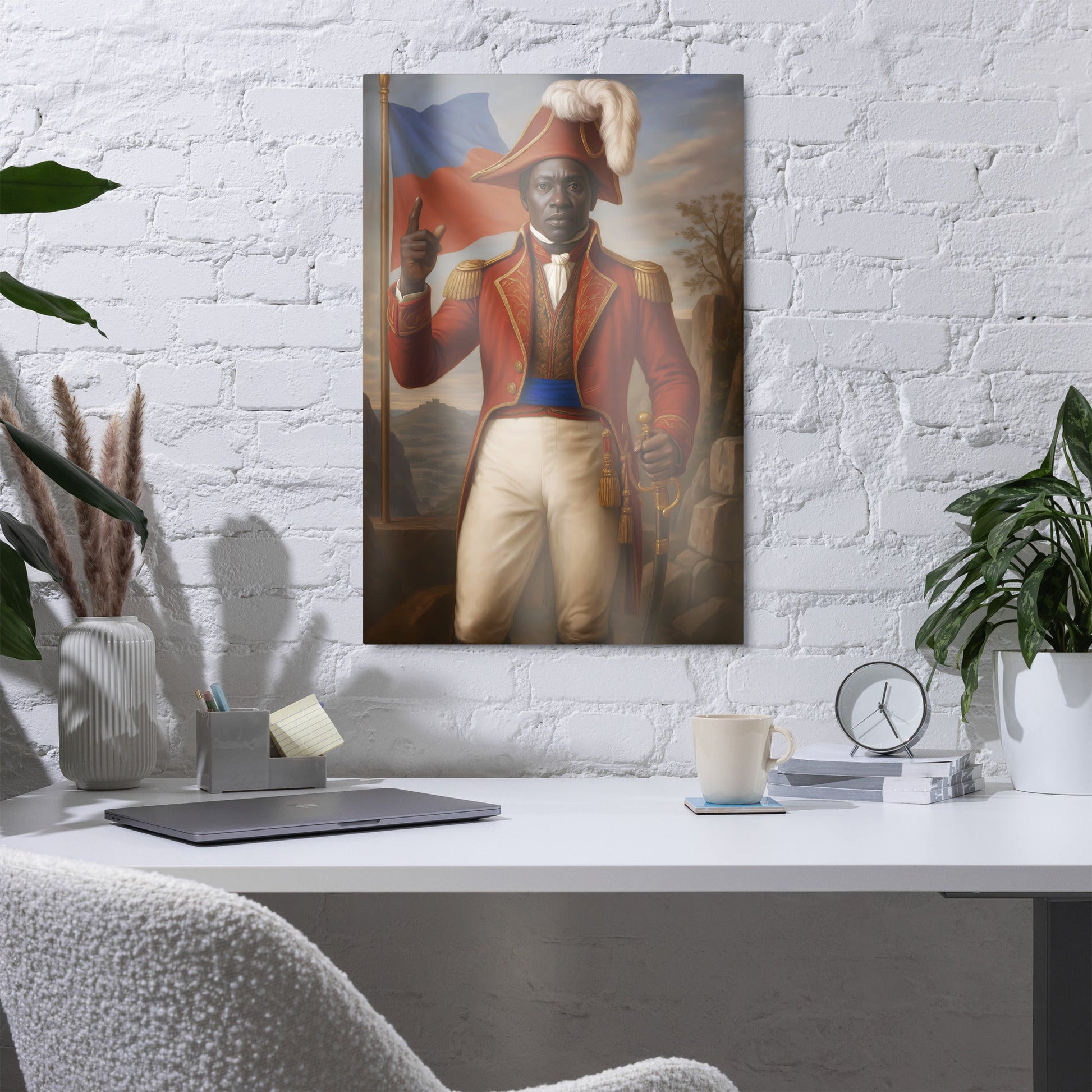Dessalines Poster Metal prints - Haitianbuy