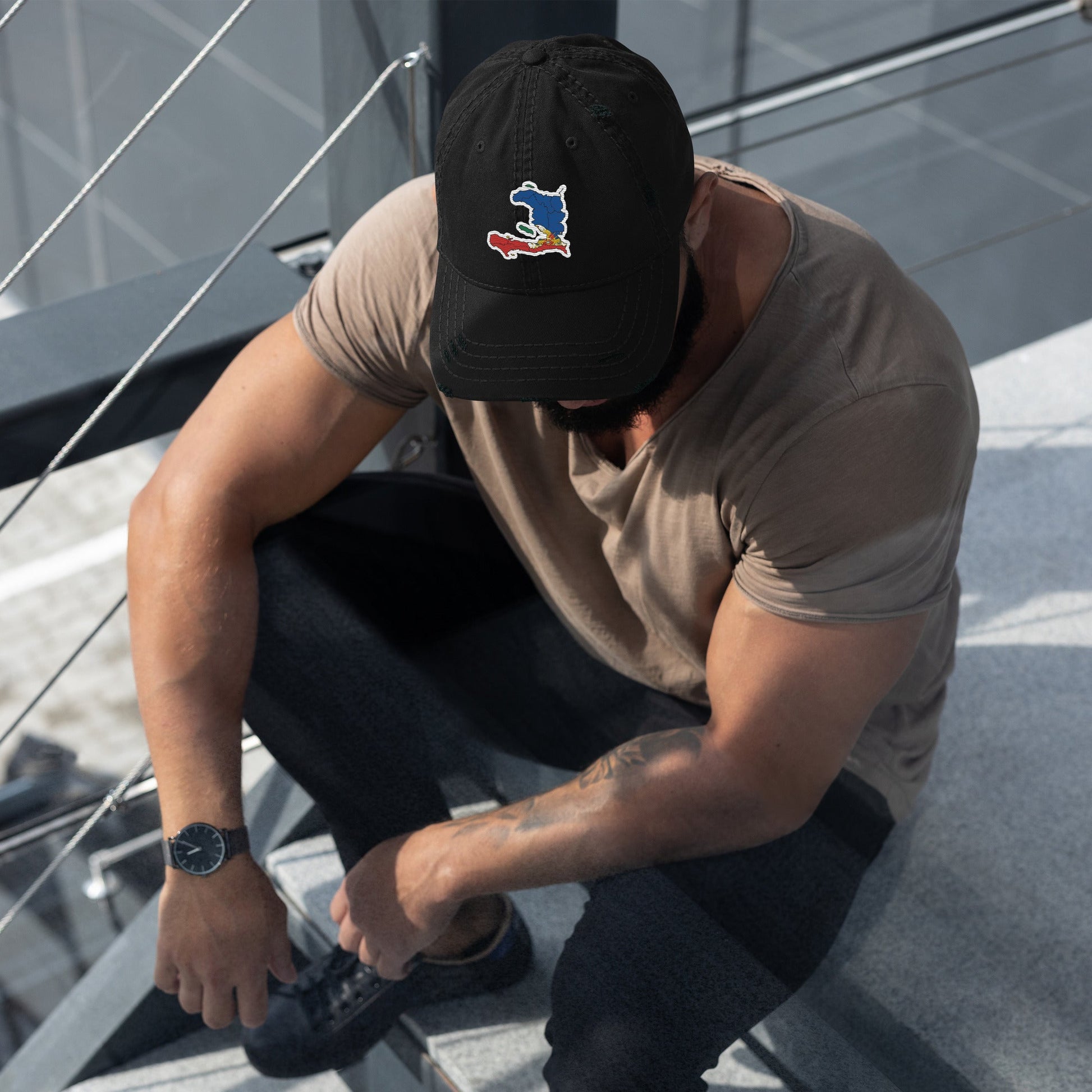 Distressed Dad Hat - Haitianbuy