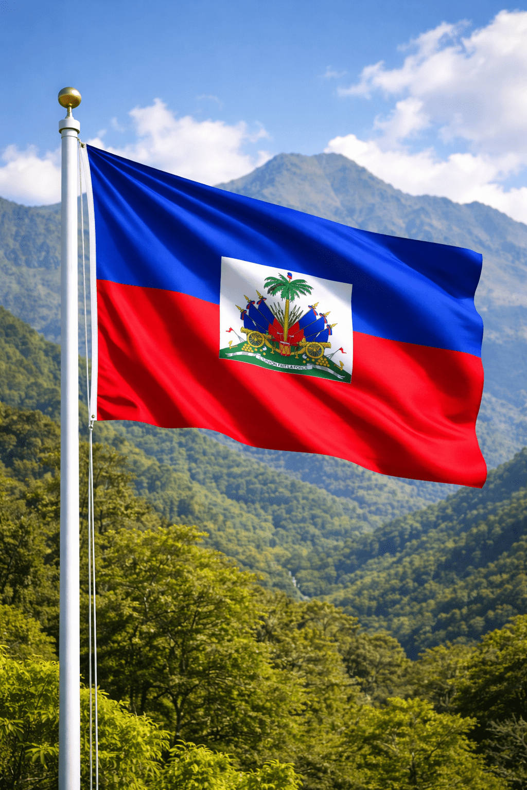Haiti Flag – Premium Quality 3x5 FT (90x150 CM) - Haitianbuy