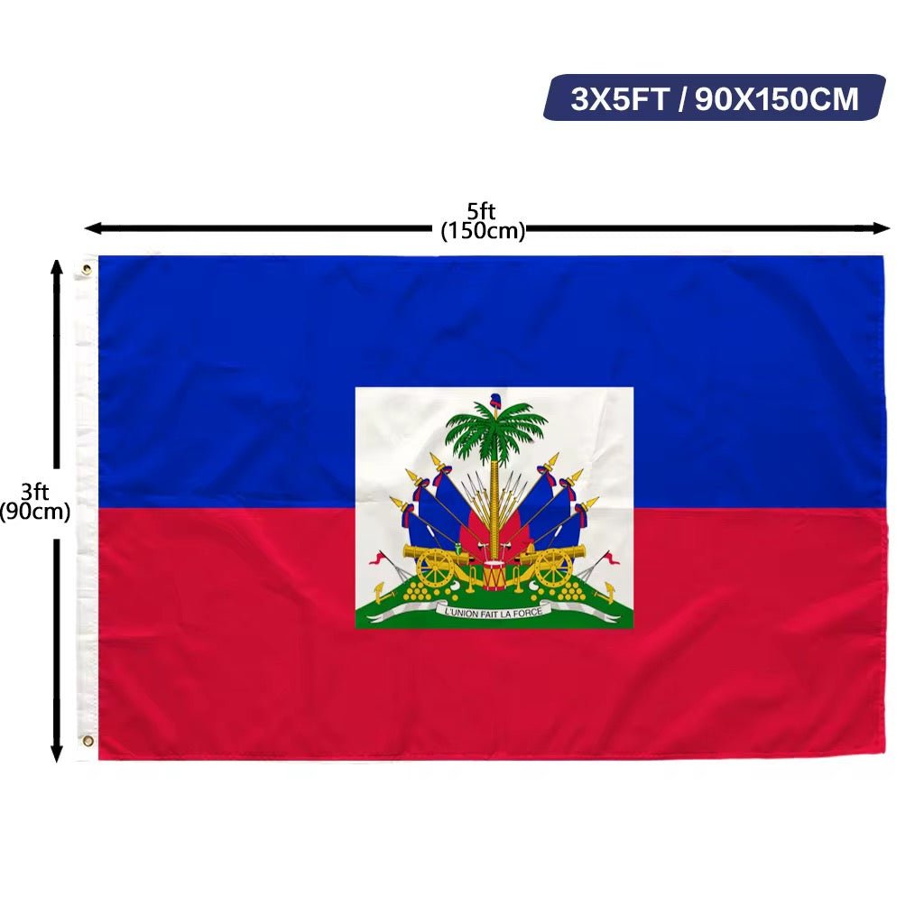 Haiti Flag – Premium Quality 3x5 FT (90x150 CM) - Haitianbuy