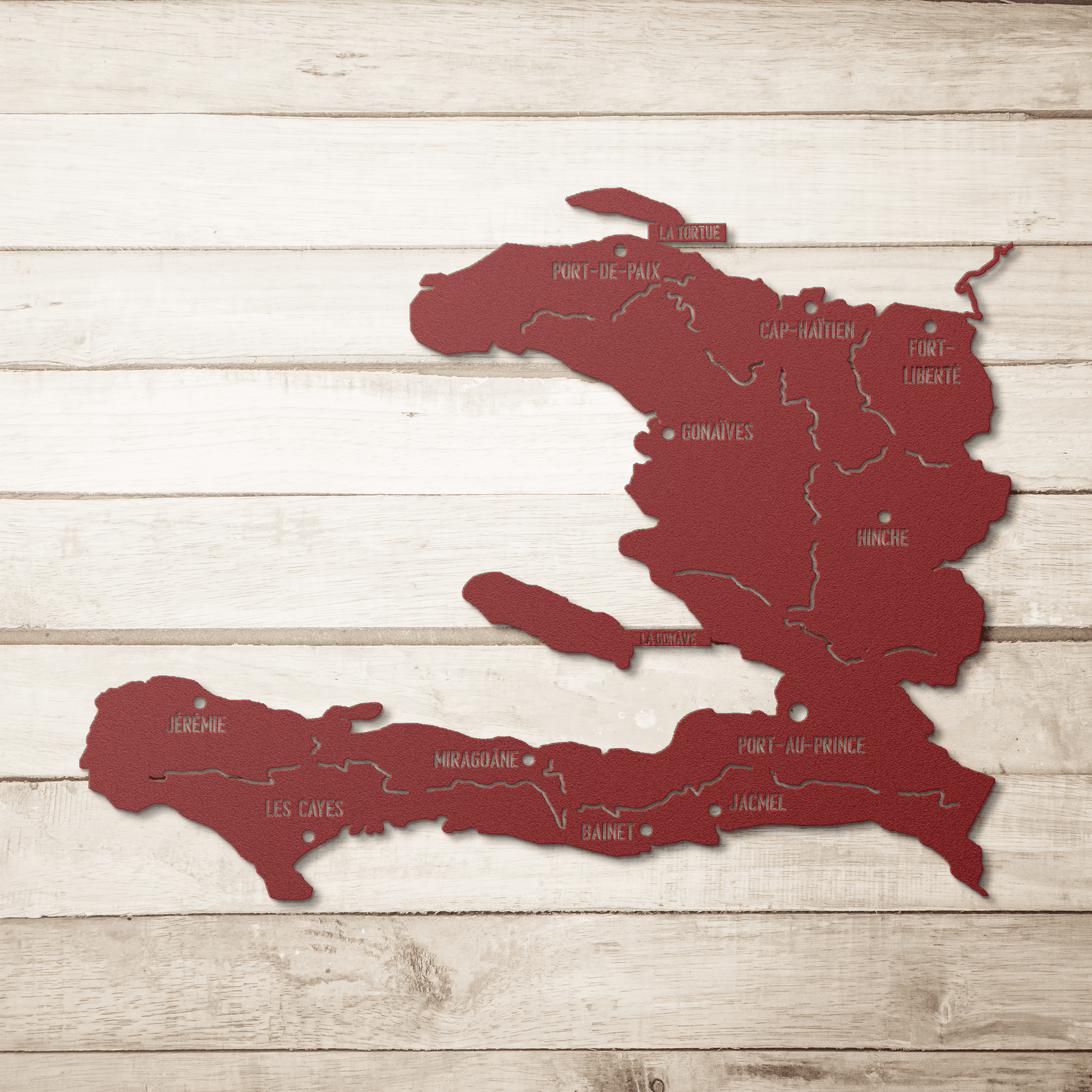 new metal sign map haiti - Haitianbuy