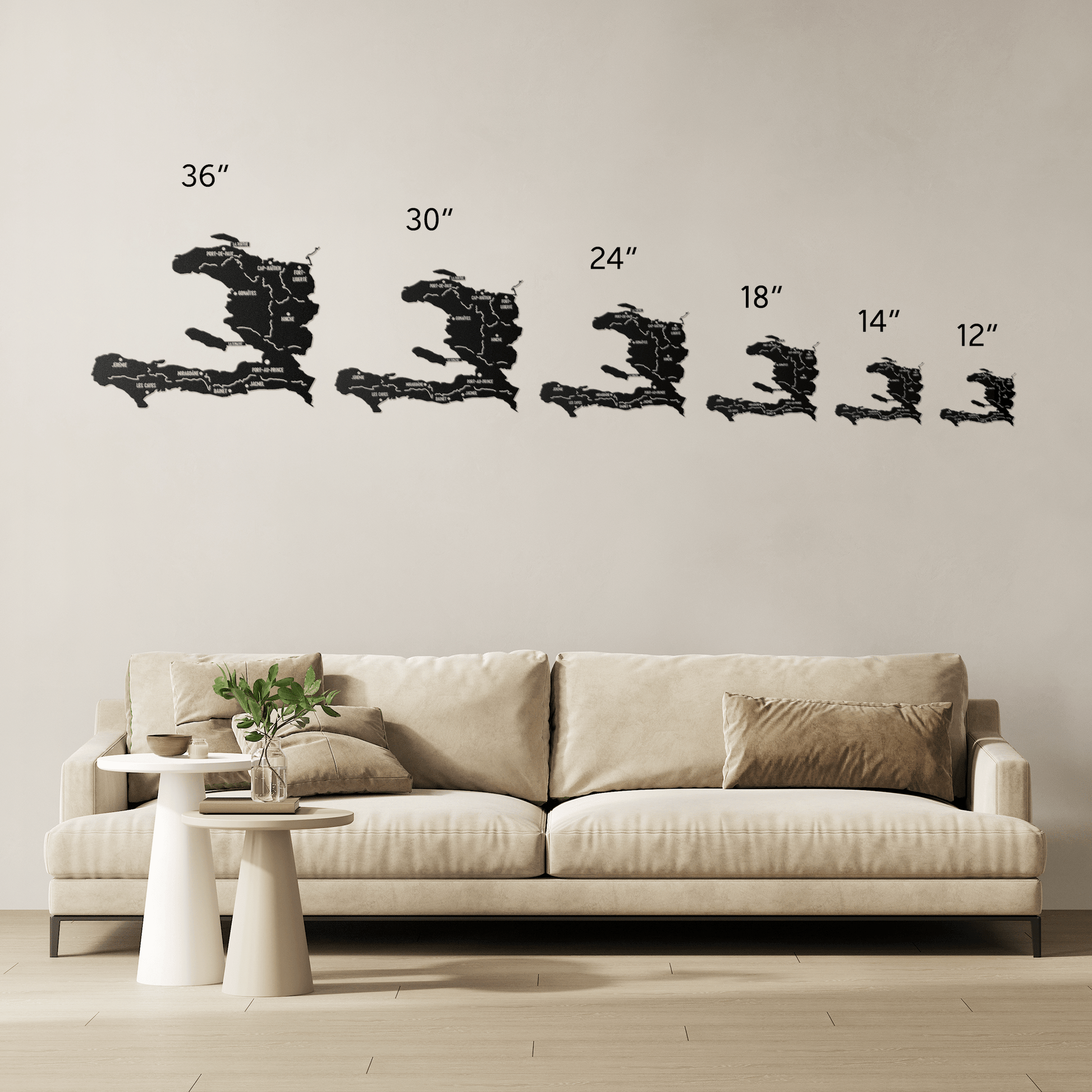 new metal sign map haiti - Haitianbuy