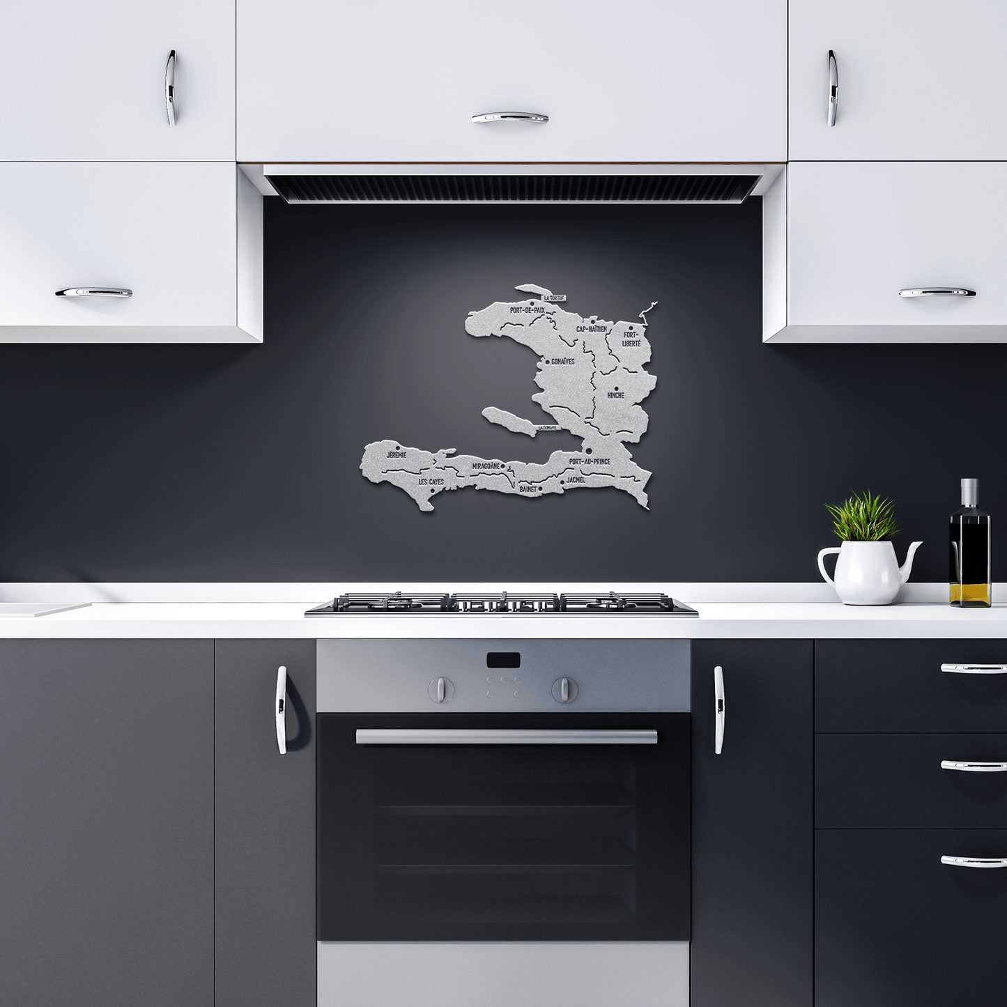 new metal sign map haiti - Haitianbuy