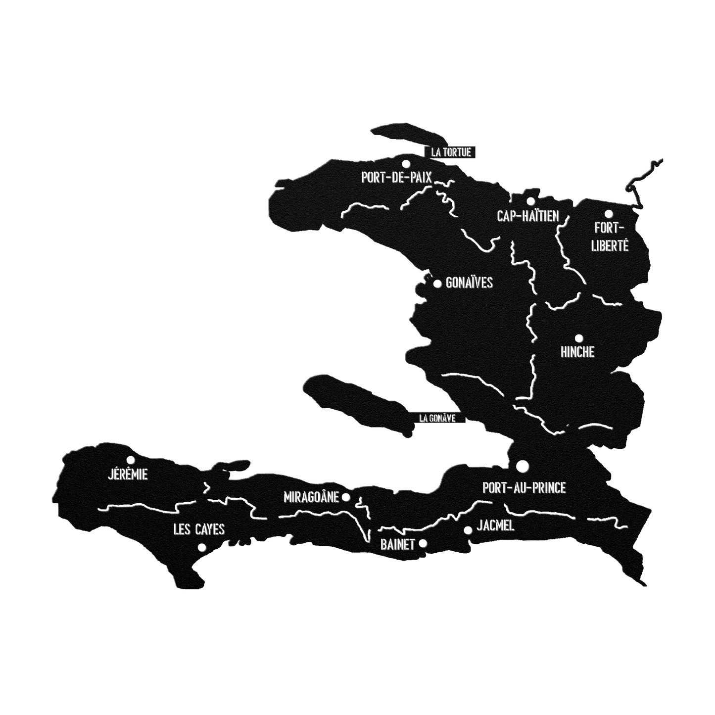 new metal sign map haiti - Haitianbuy