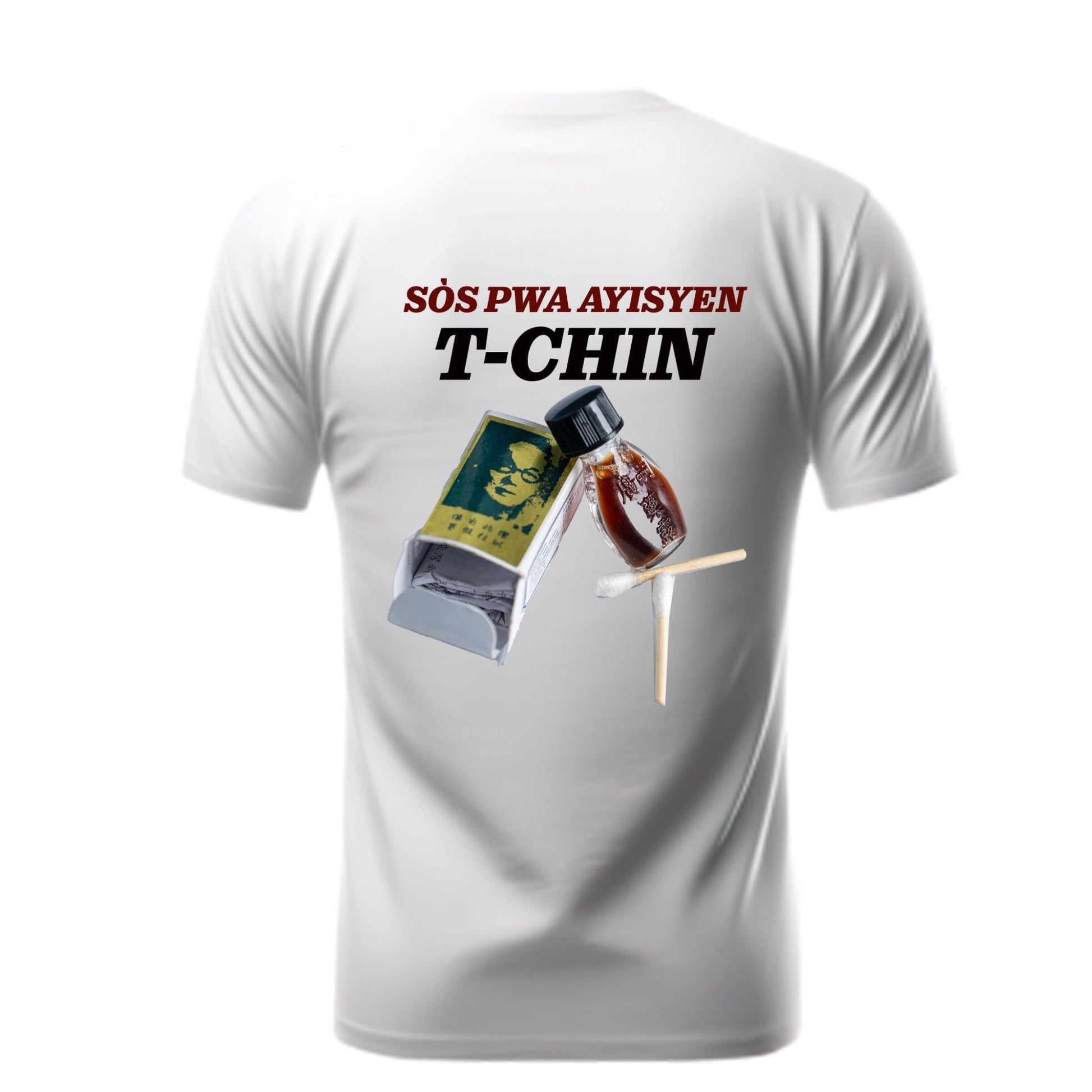 TCHIN SÒS PWA AYISYEN haitian t-shirt for men - Haitianbuy