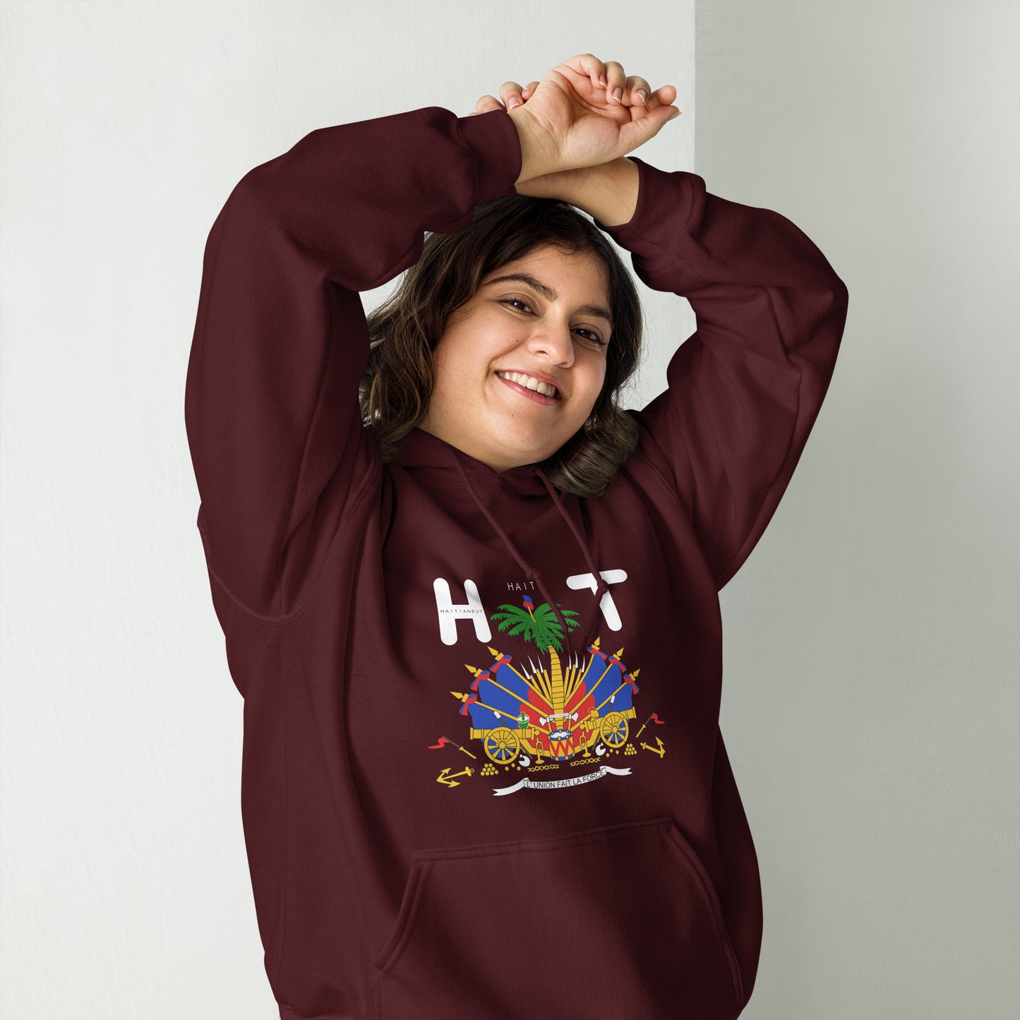 02-Haiti COAT OF AMRS Unisex Hoodie