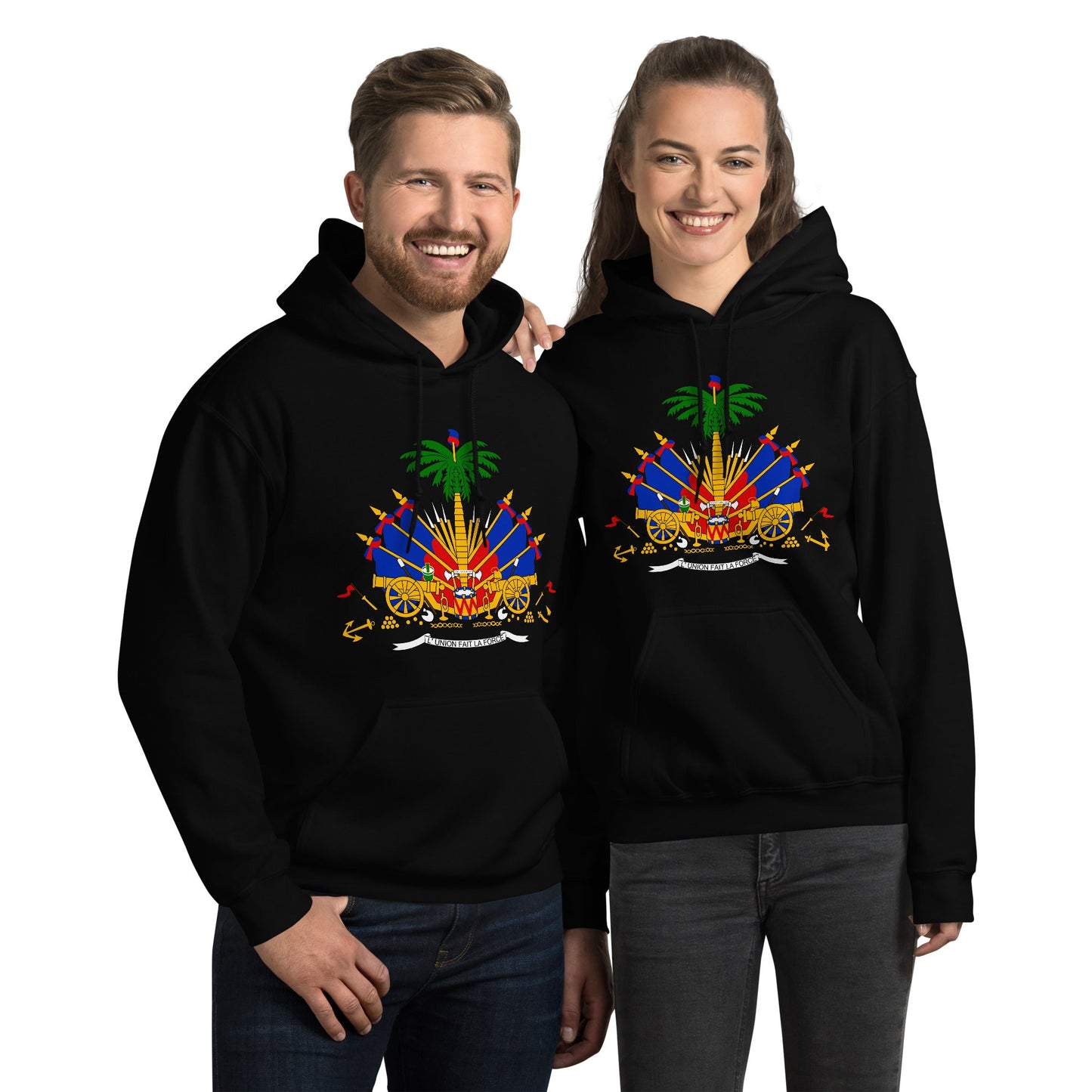 Unisex Hoodie haiti coat of arms - Haitianbuy