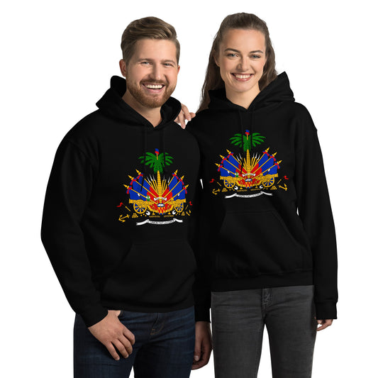 Unisex Hoodie haiti coat of arms - Haitianbuy