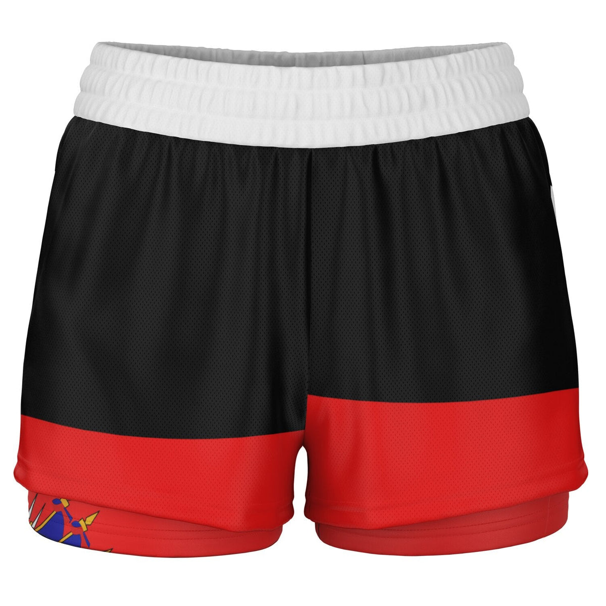 Women's 2-in-1 Shorts - AOP np - Haitianbuy