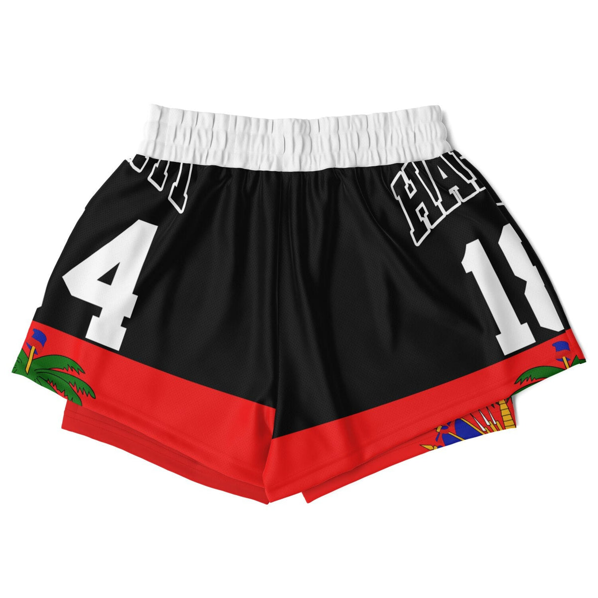 Women's 2-in-1 Shorts - AOP np - Haitianbuy