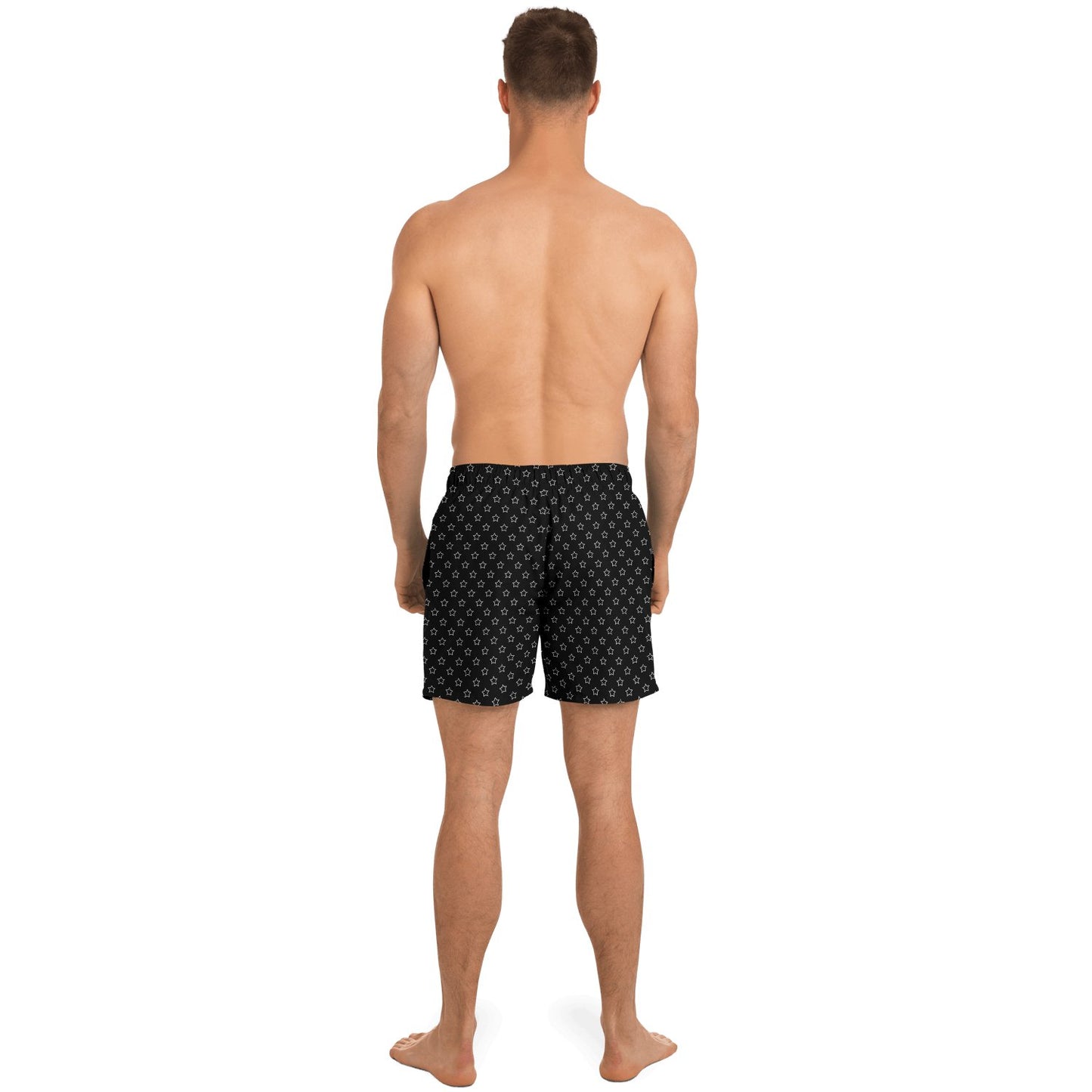 33-COAT OF ARM OF HAITI Star Swim Trunks Men - Haitianbuy