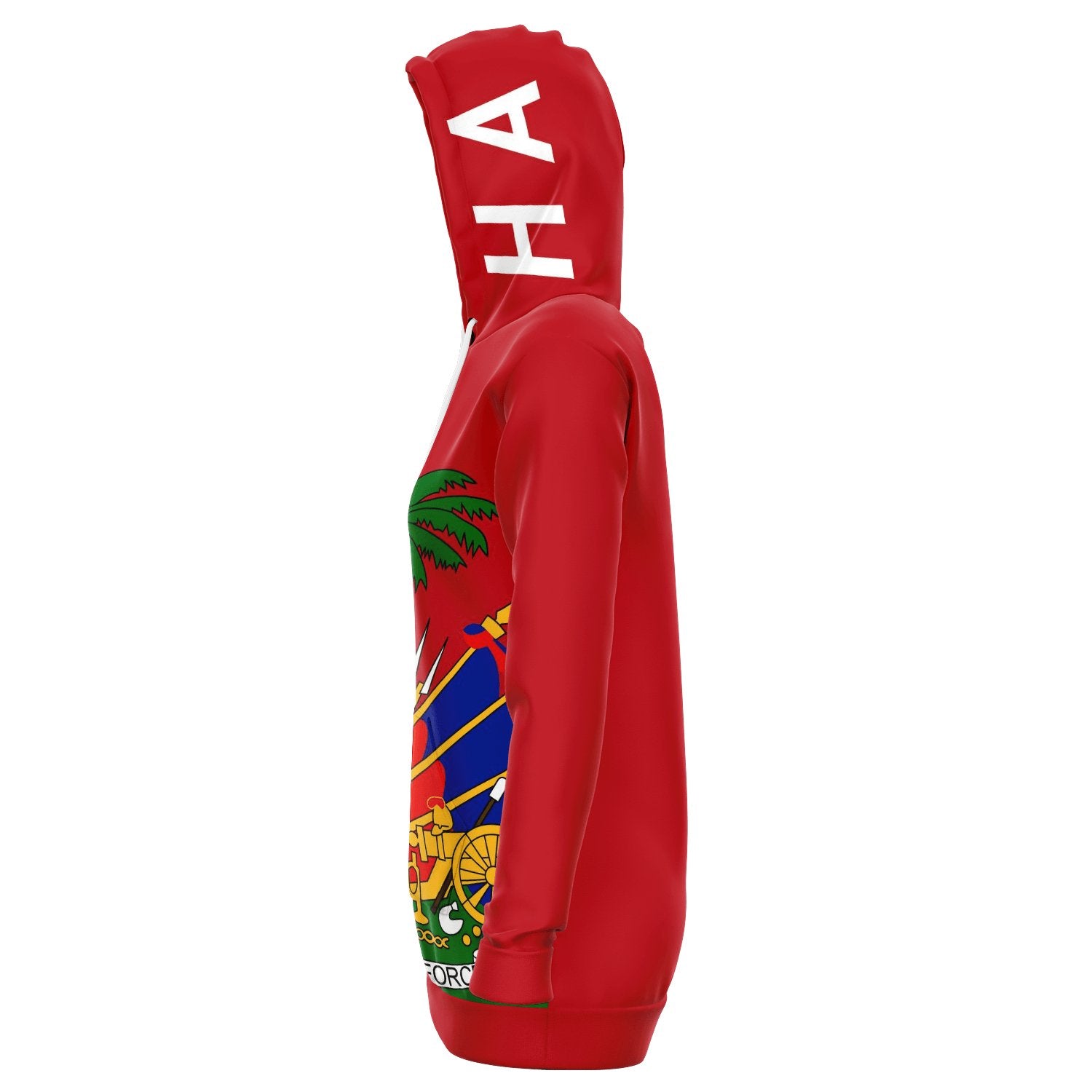 All over print Haitian Longline Hoodie - Haitianbuy
